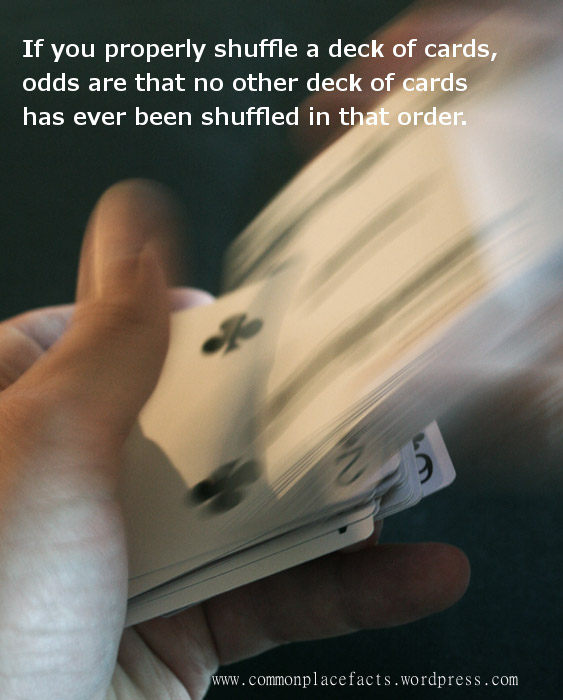 Not in the Cards to Repeat a Shuffle