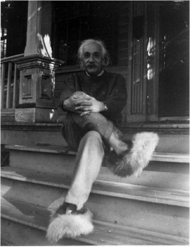 Einstein disliked wearing socks