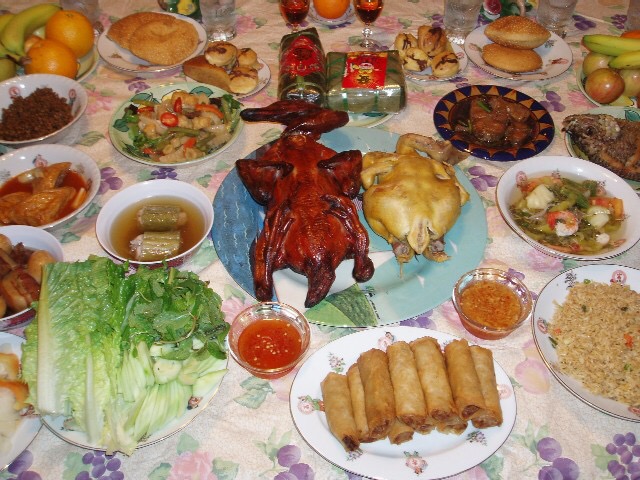 New Year’s Blessings with New Year’s Food