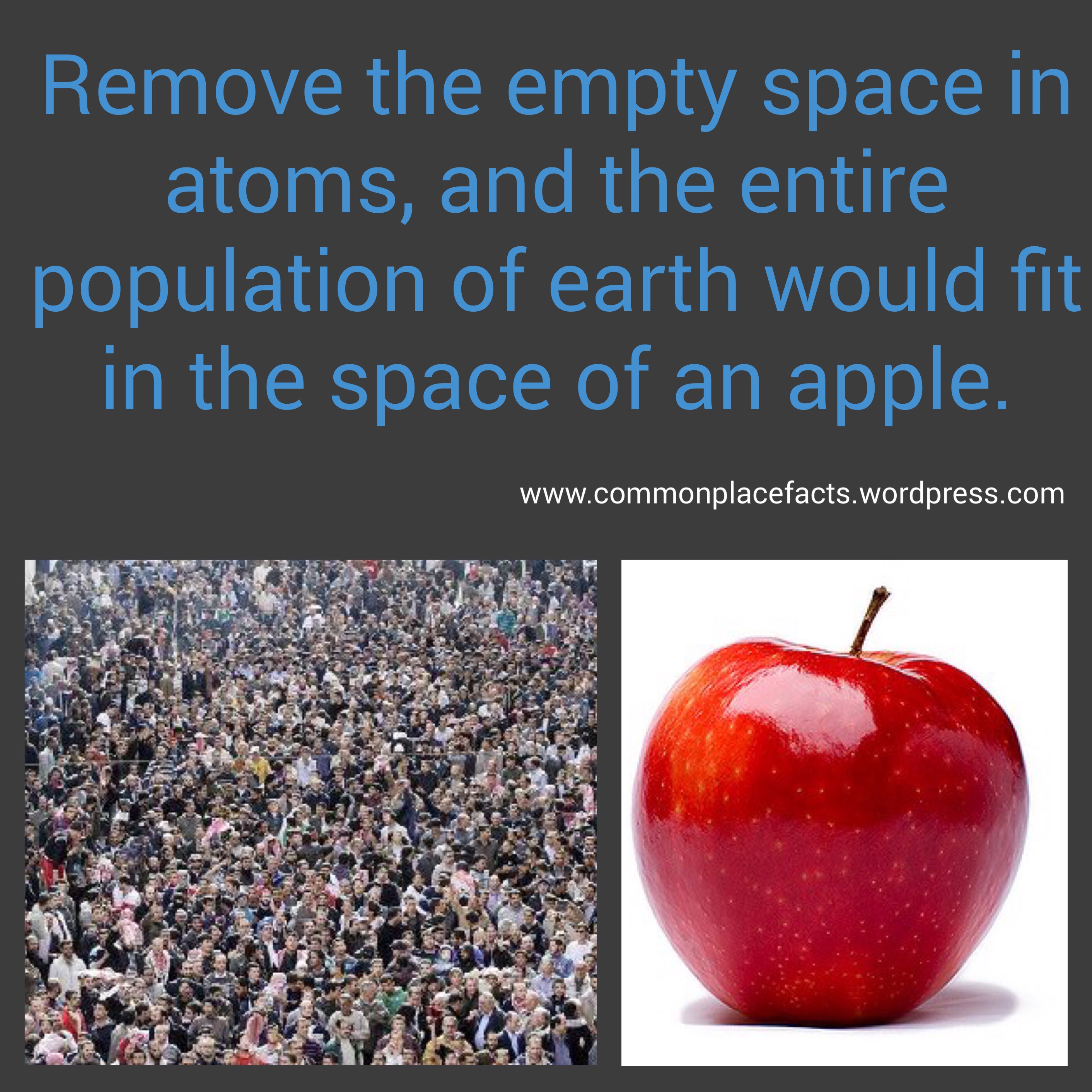 Consider All the Empty Space Out There