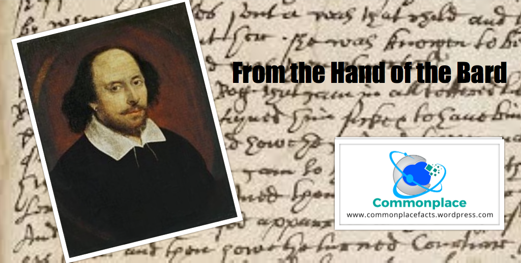 Shakespeare’s Signature: From the Hand of the Bard