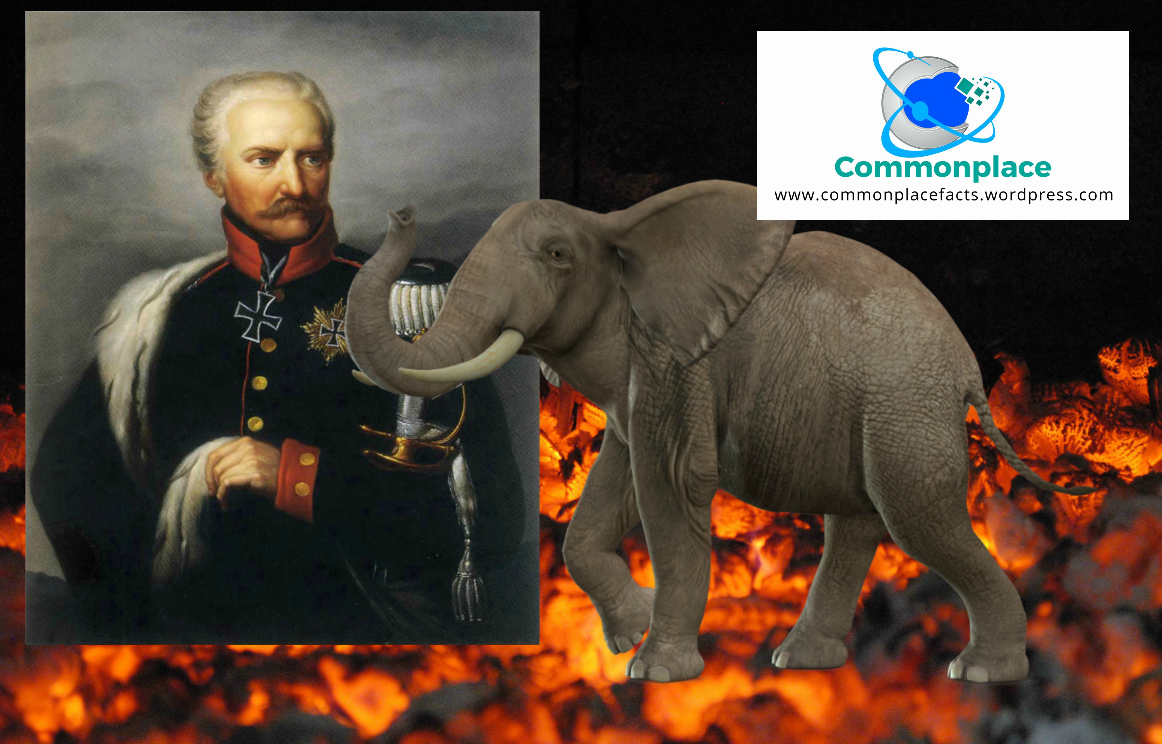Field Marshal Blucher delusions pregnant with elephant