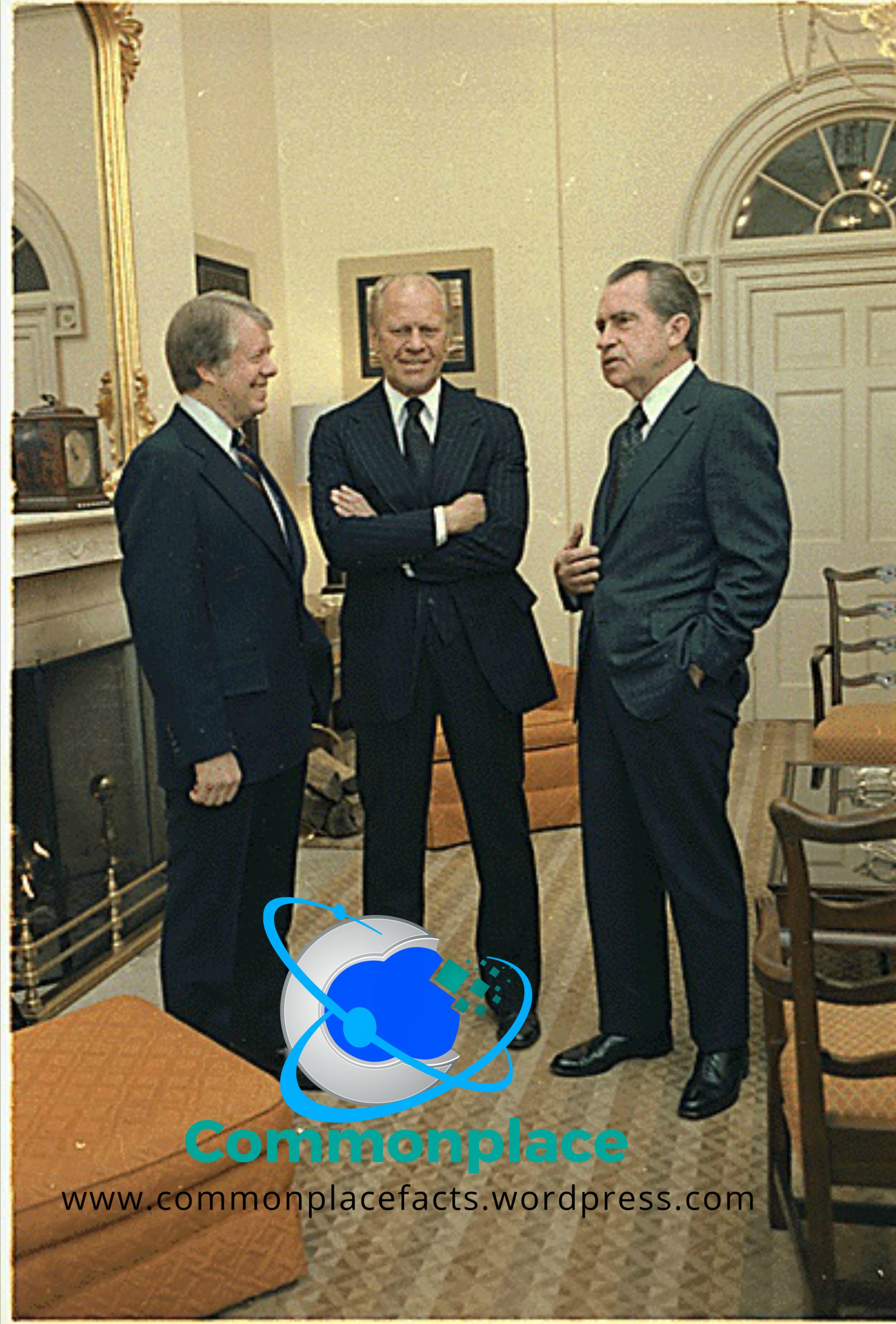 "See no evil. Hear no evil. Evil." Ford, Carter, Nixon, Dole