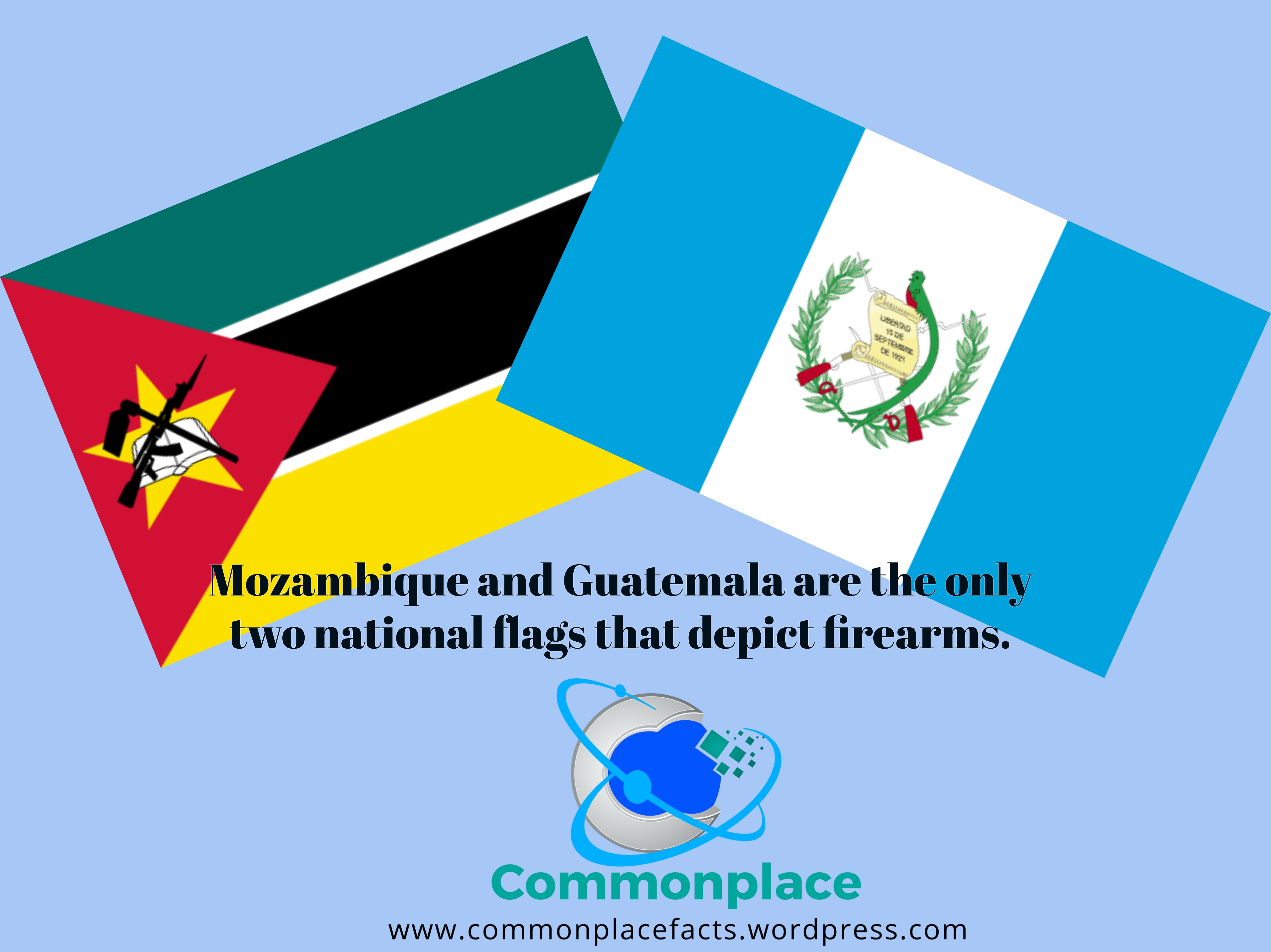 Mozambique and Guatemala: The Only Flags with Firearms