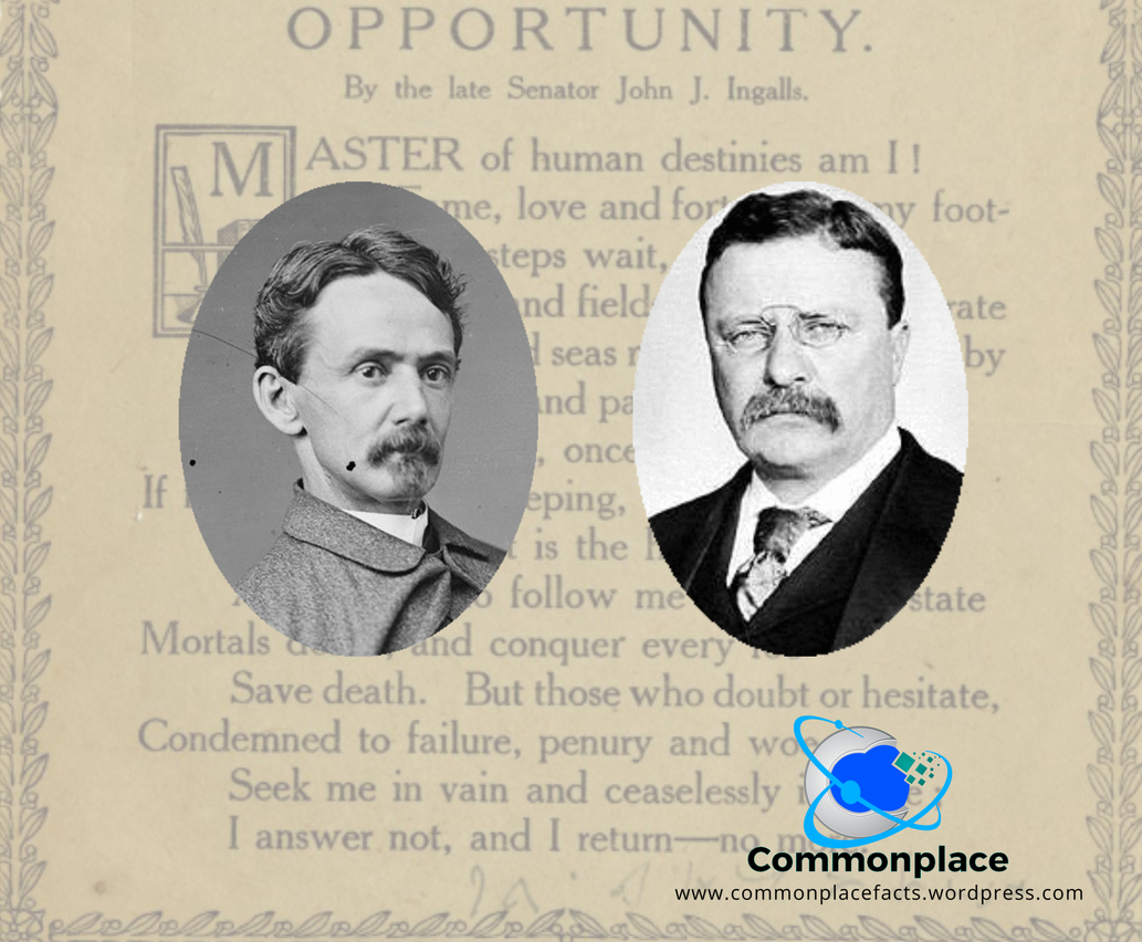 #oppotunity #ingalls #poetry #Roosevelt #POTUS