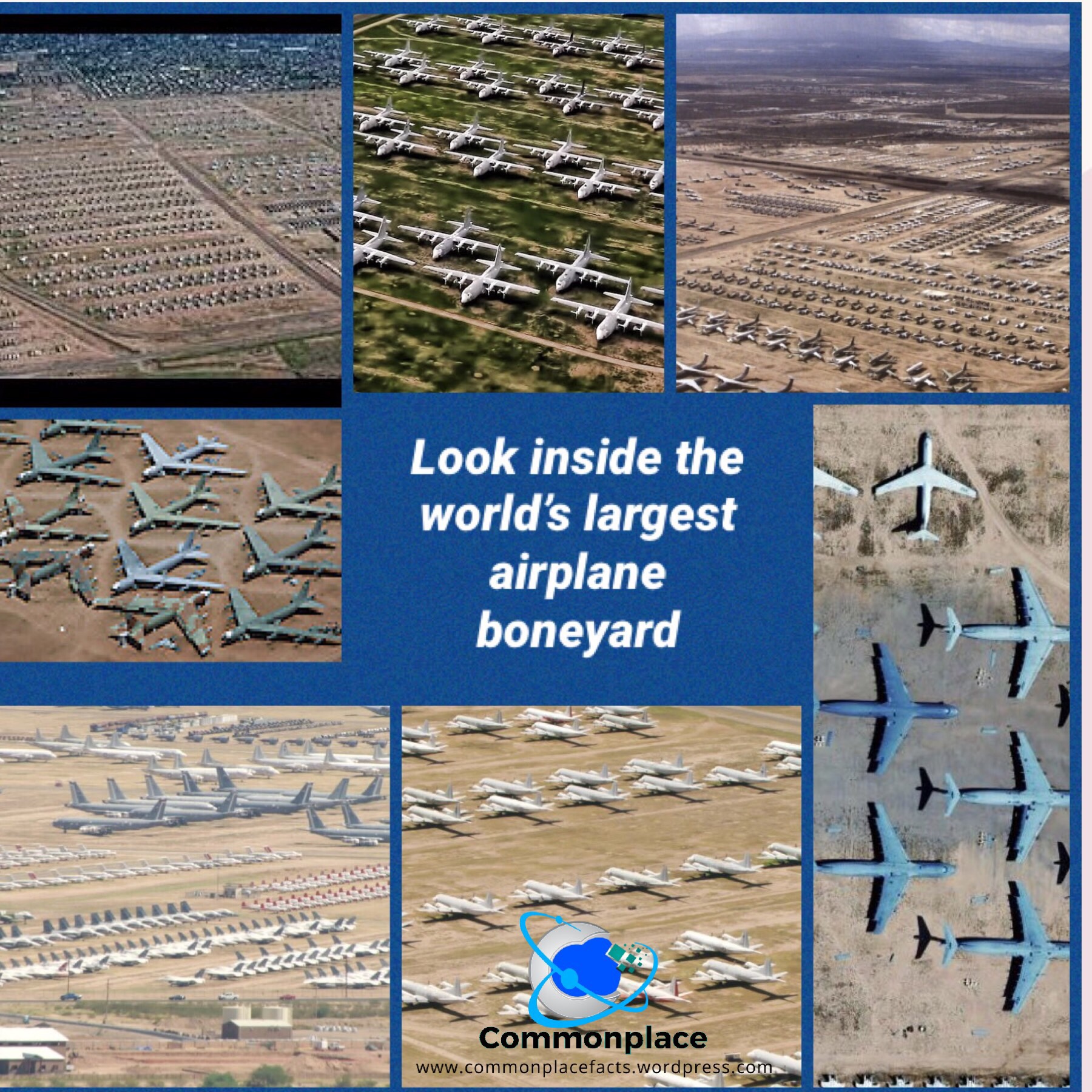 Look Inside the World’s Largest Airplane Boneyard