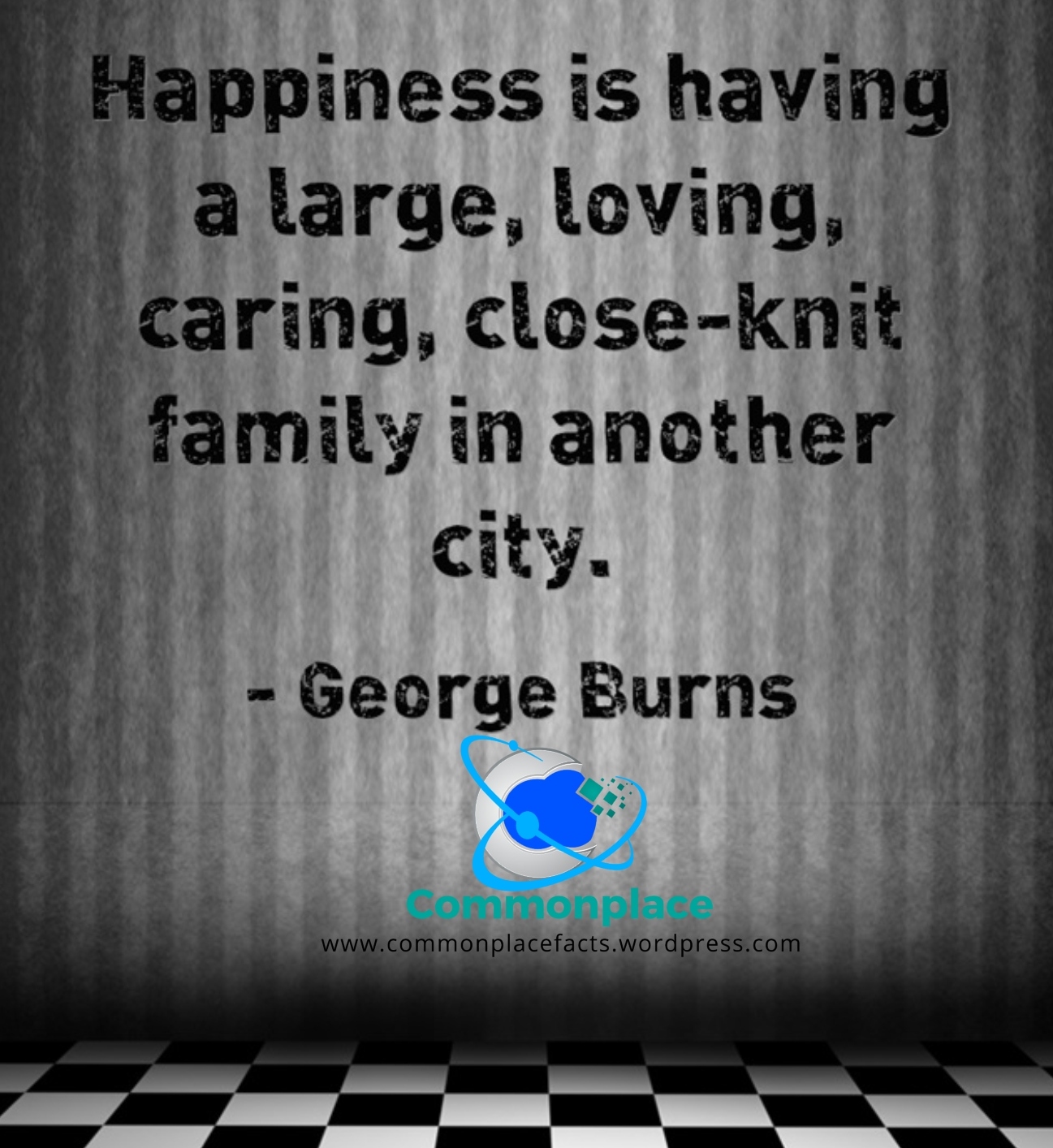 Close Family + Distance = Happiness