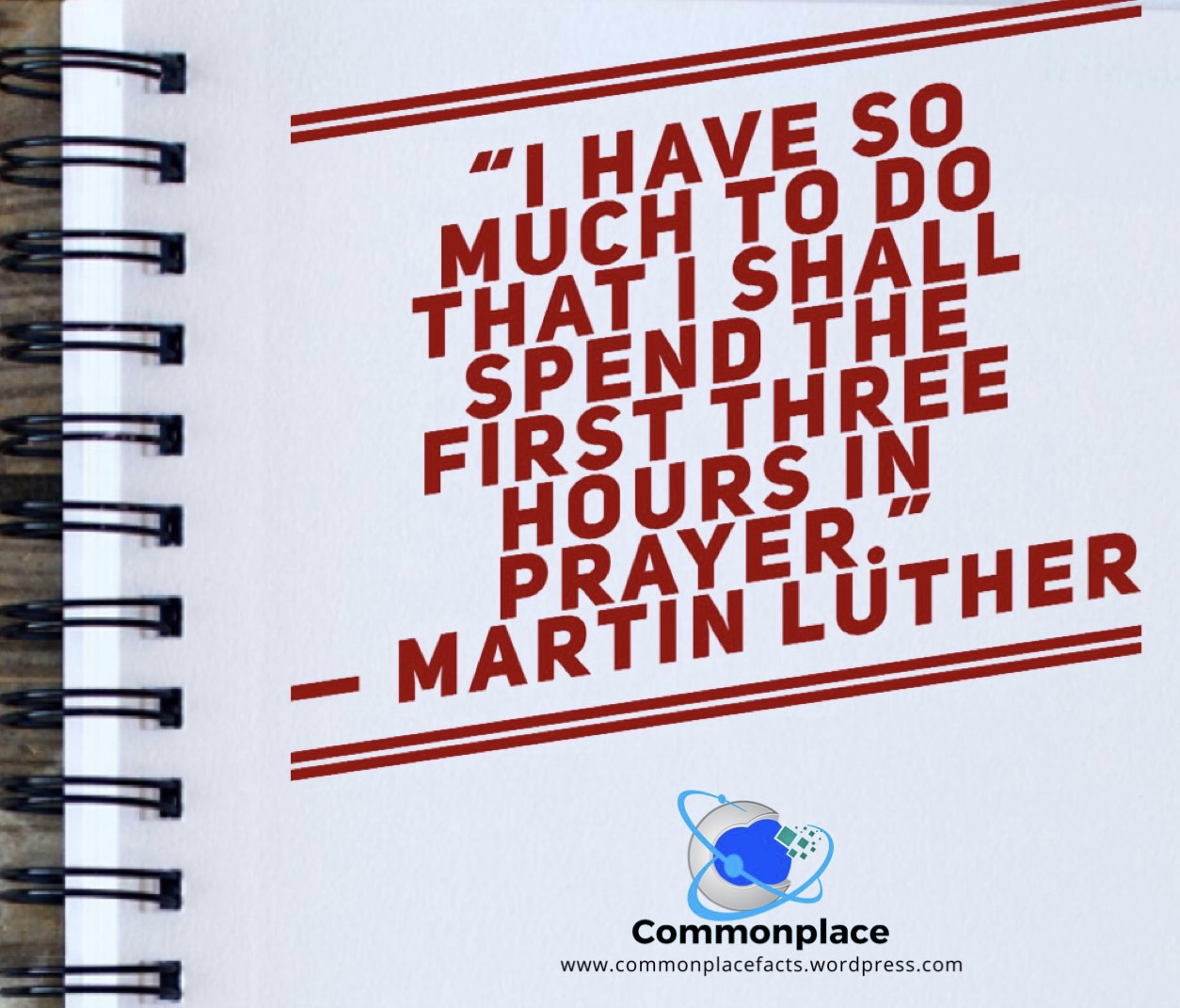 #prayer #Luther #MartinLuther #busy #quotes #spiritualquotes