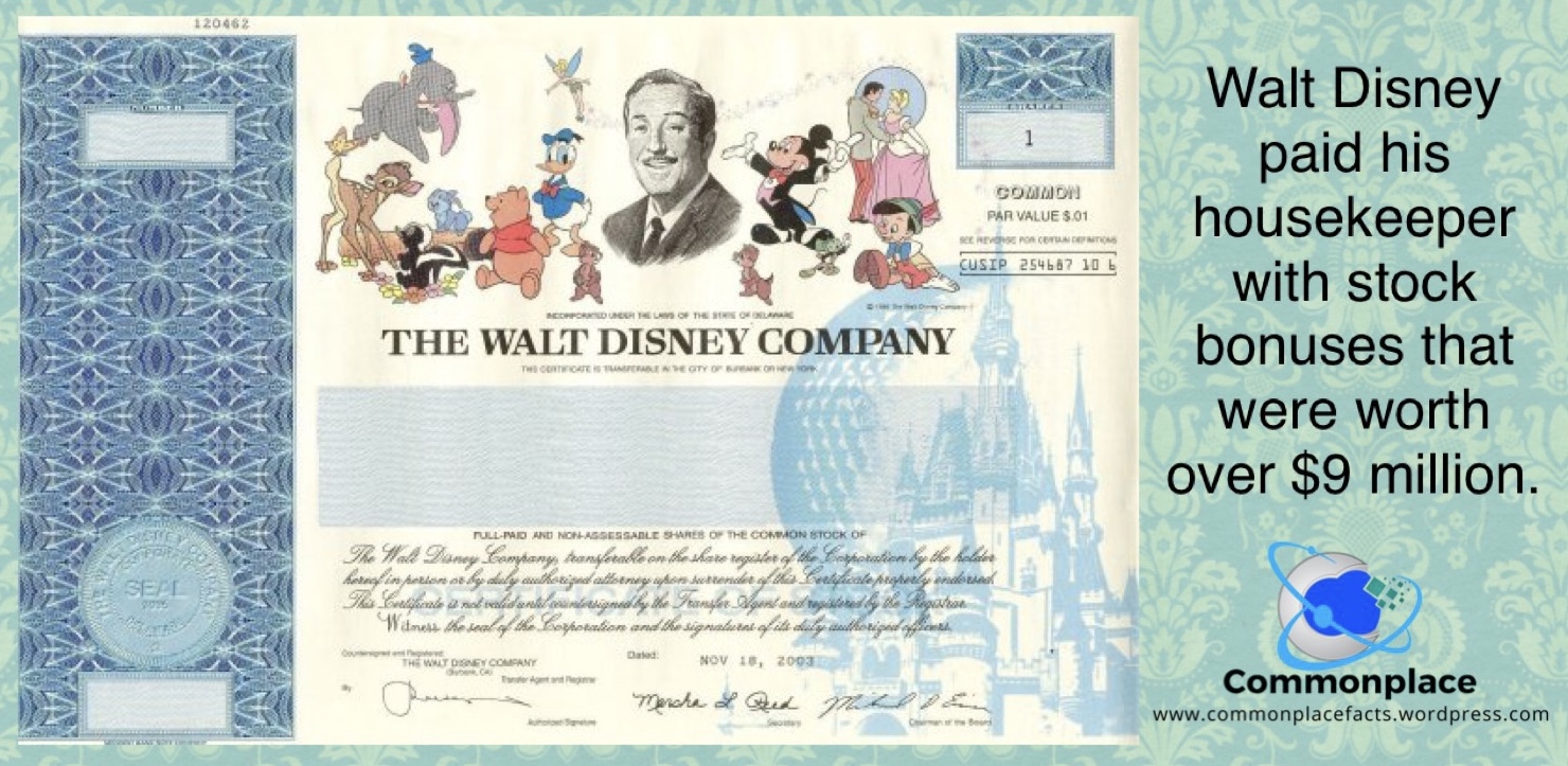 #Disney #stock #housekeeper #money