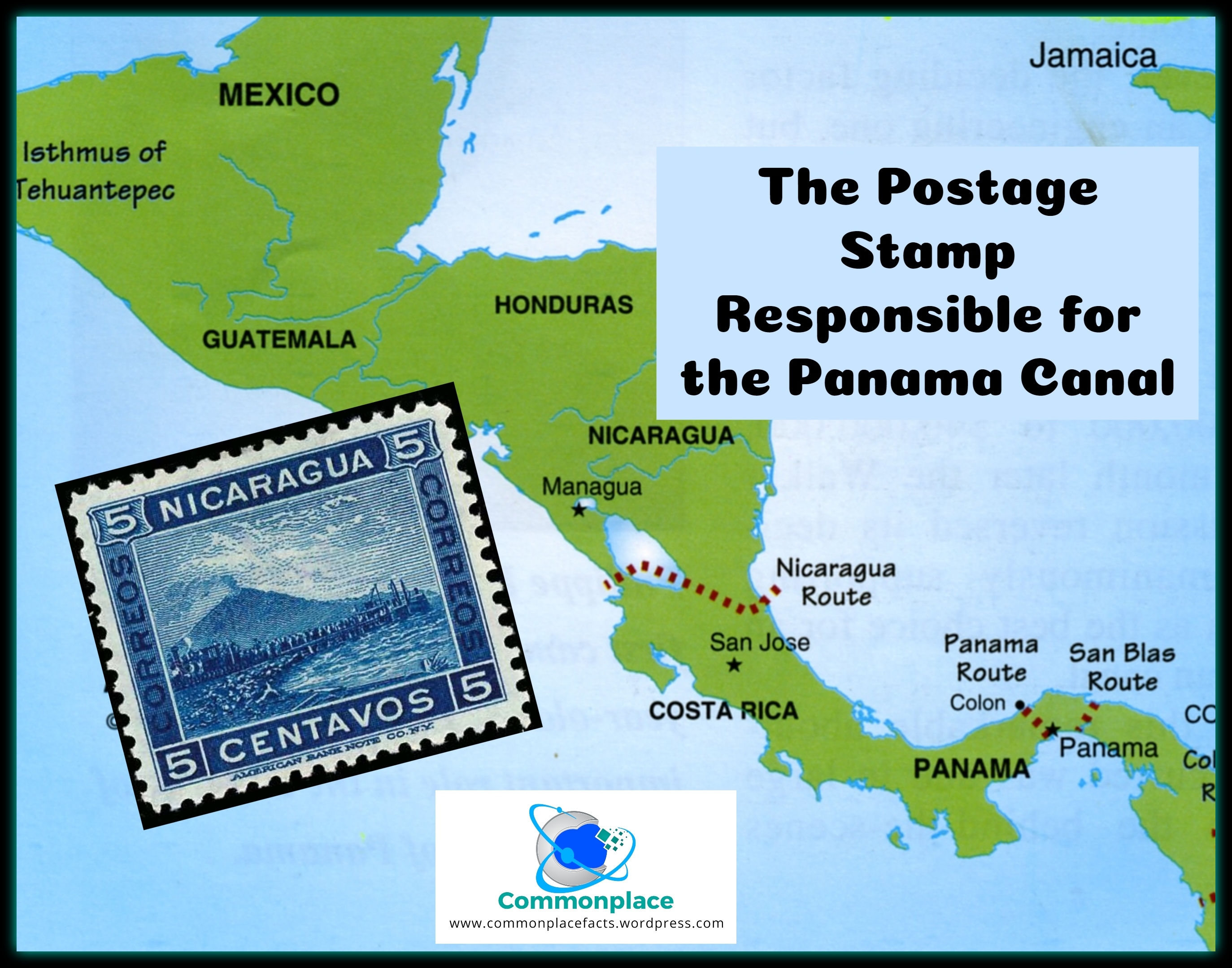 #Panama #PanamaCanal #stamps #Nicaragua