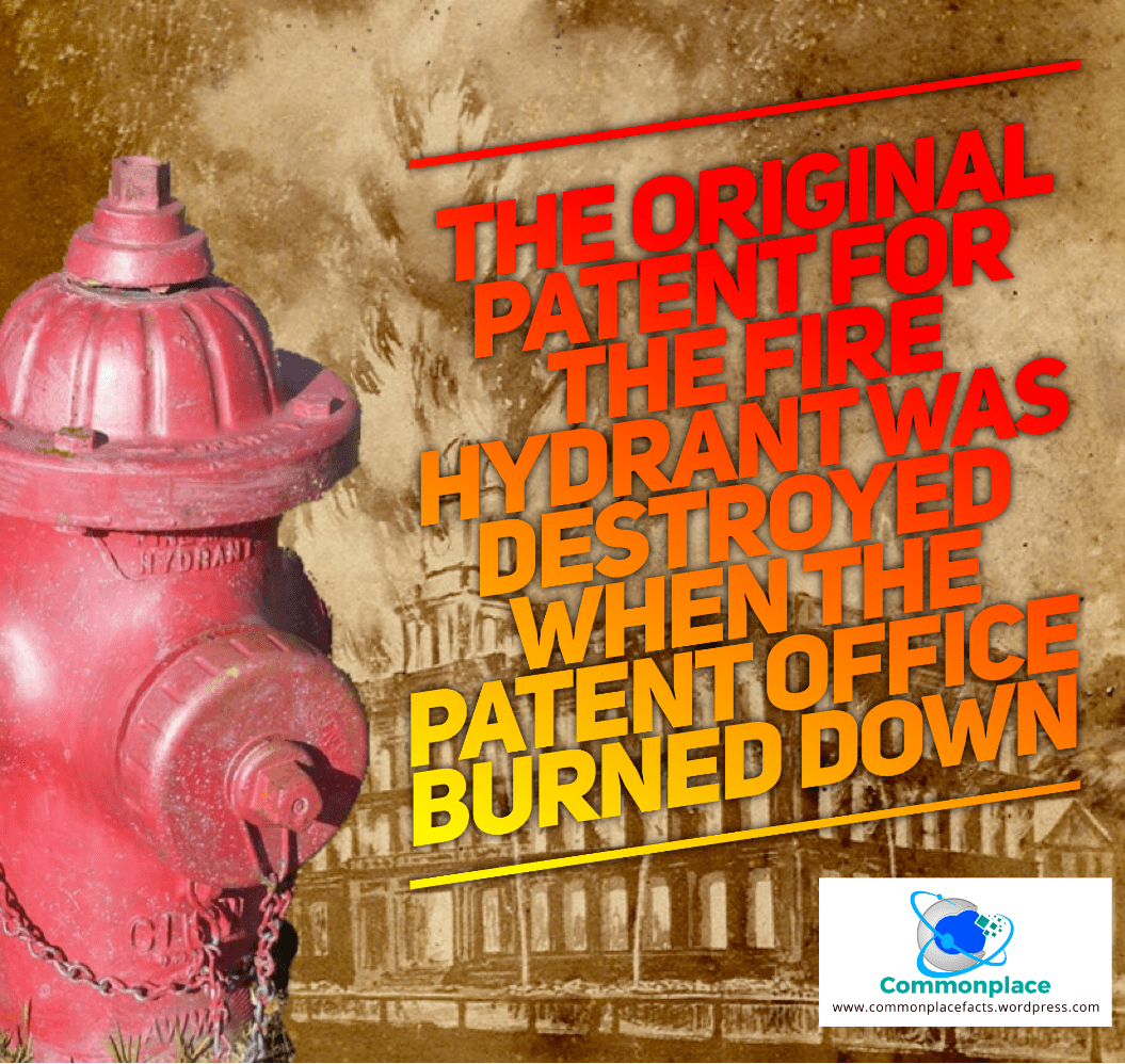 Fire Destroys Fire Hydrant Patent