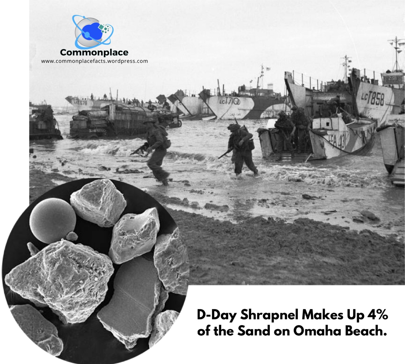 D-Day Shrapnel Makes Up 4% of the Sand on Omaha Beach