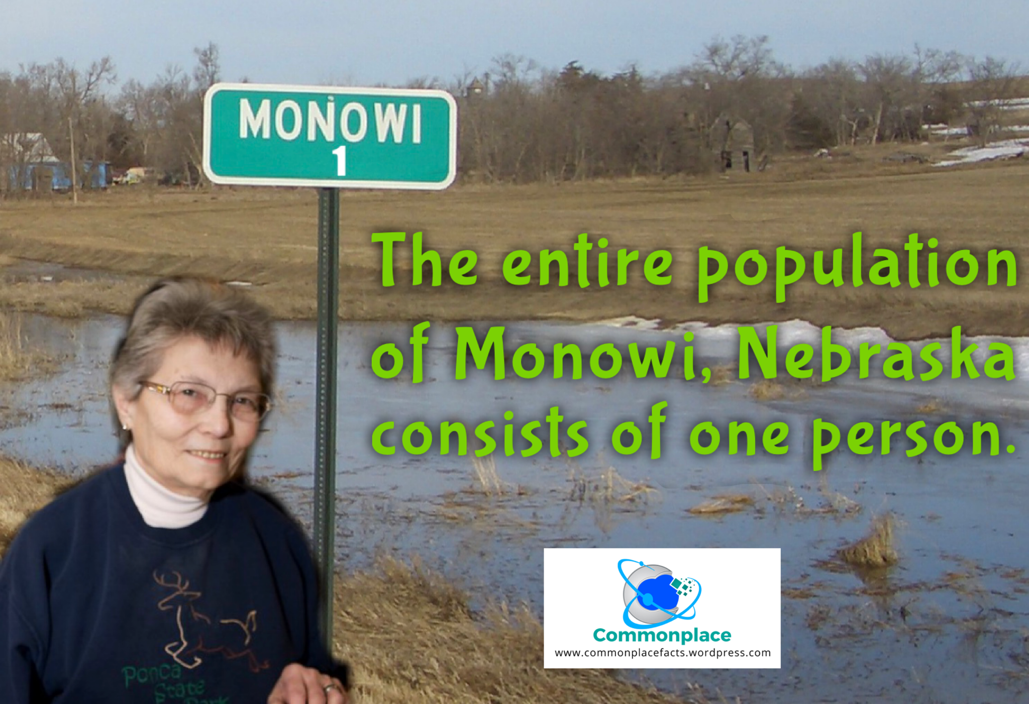 the town with a population of 1