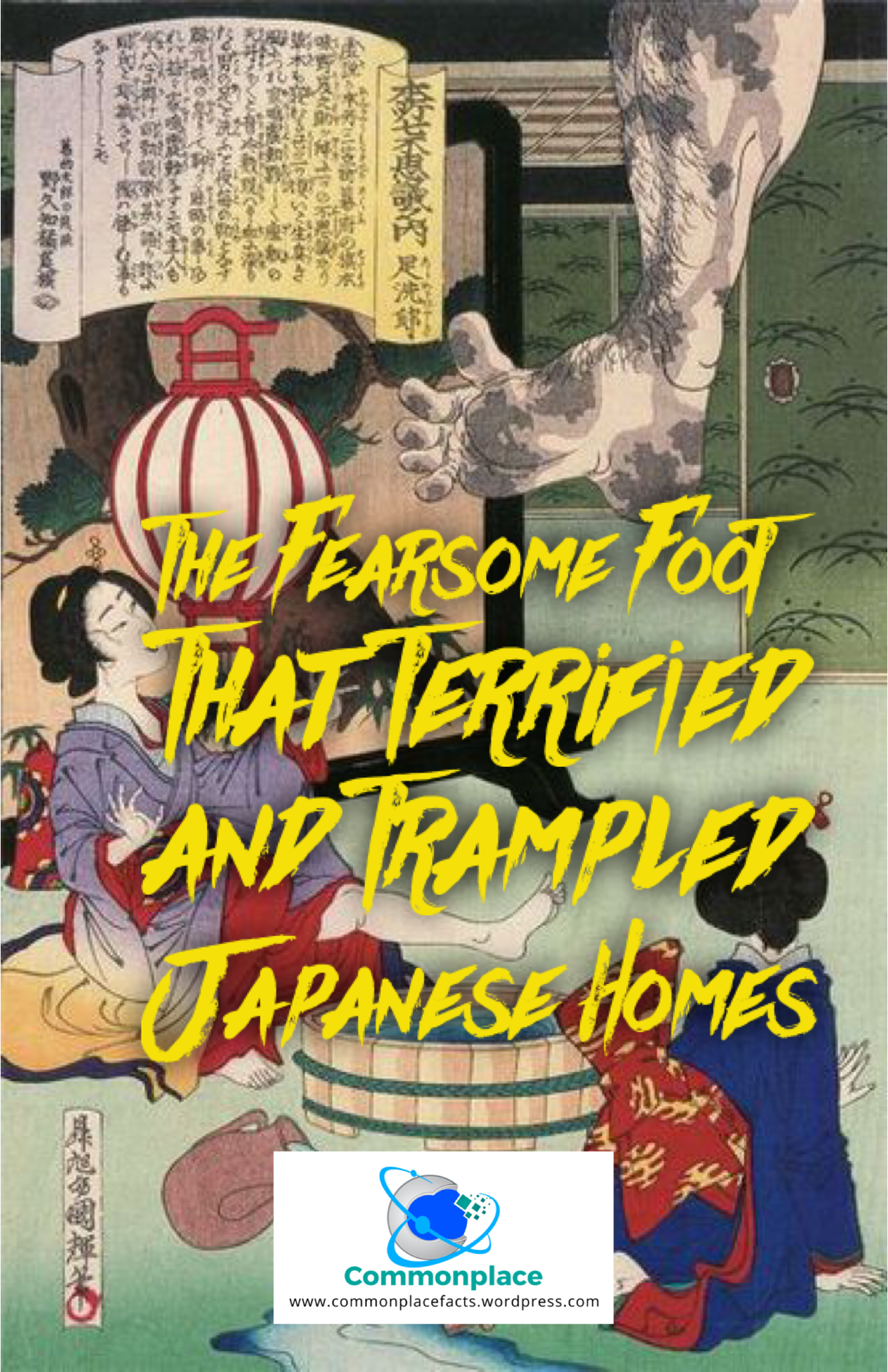 The Fearsome Giant Foot of Japanese Folklore