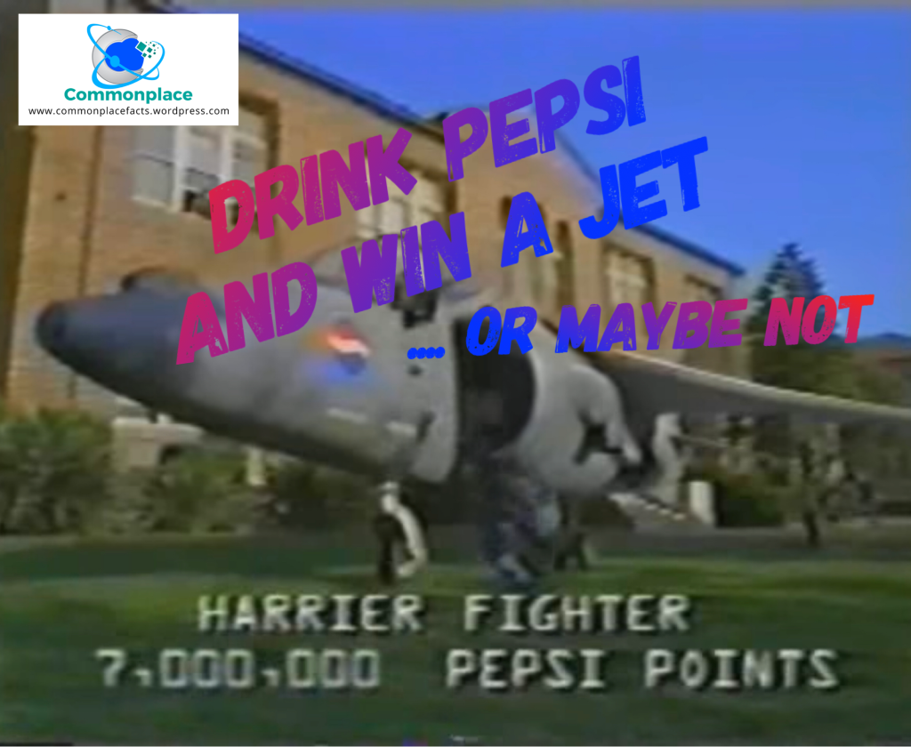 Pepsi Harrier Jet Lawsuit
