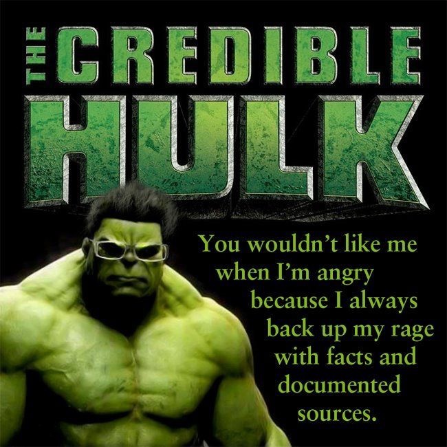The credible hulk facts and documented sources