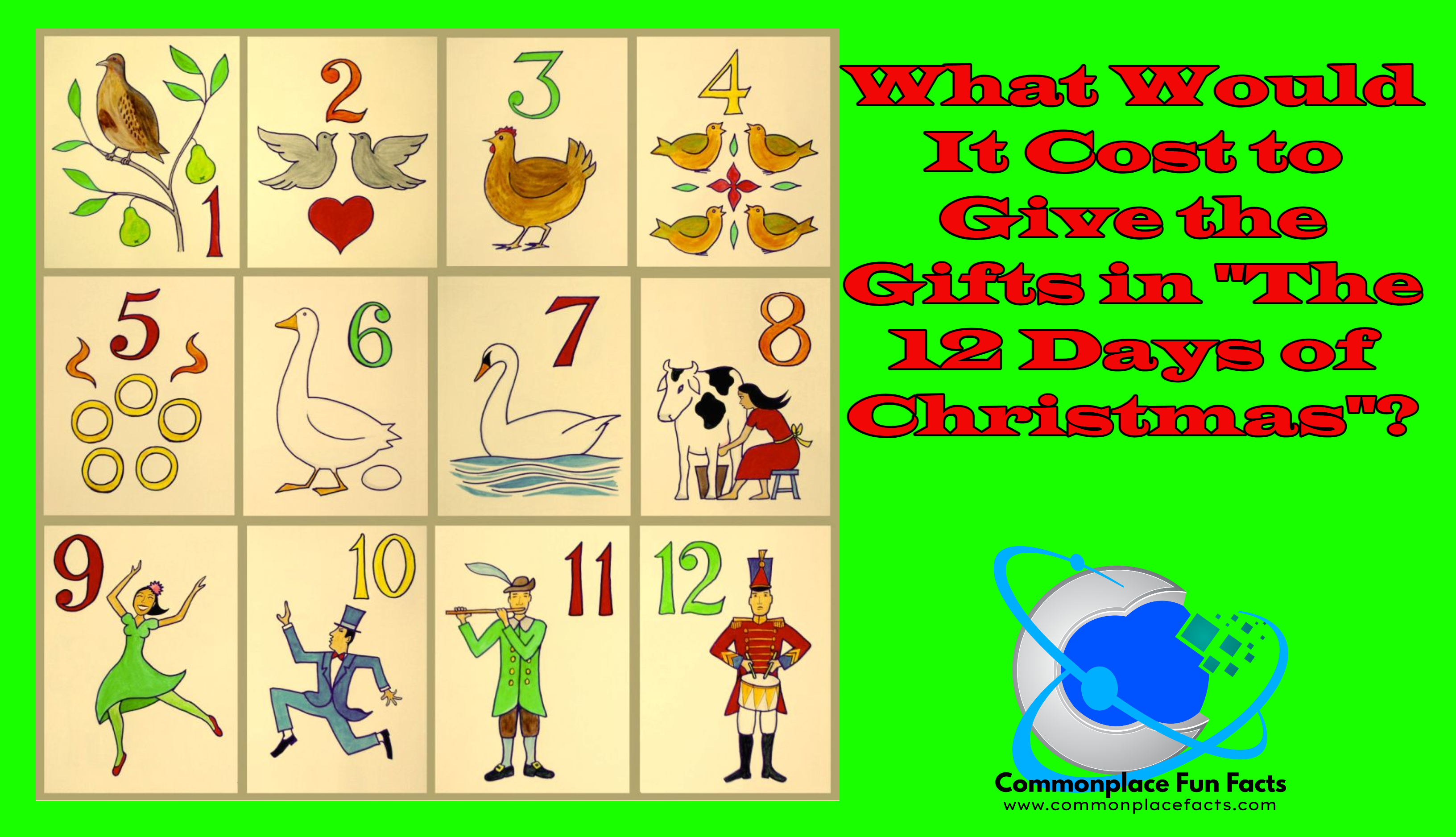 What Would Gifts in The 12 Days of Christmas Cost?