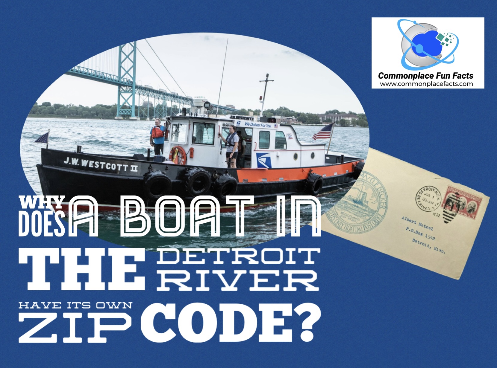 Why A Boat in the Detroit River Has Its Own ZIP Code
