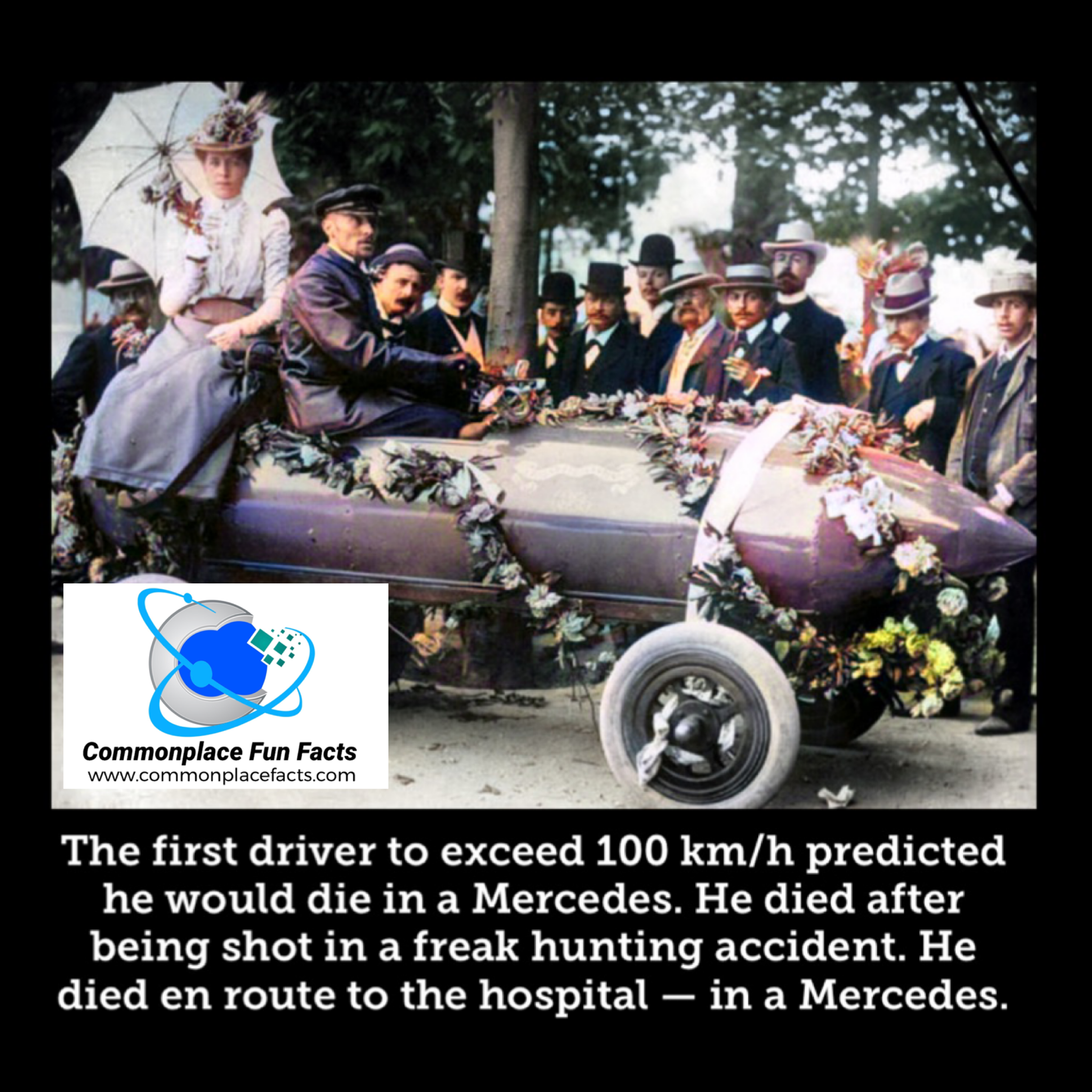 The First Driver to Exceed 100 km/h and His Freaky Prediction About His Death
