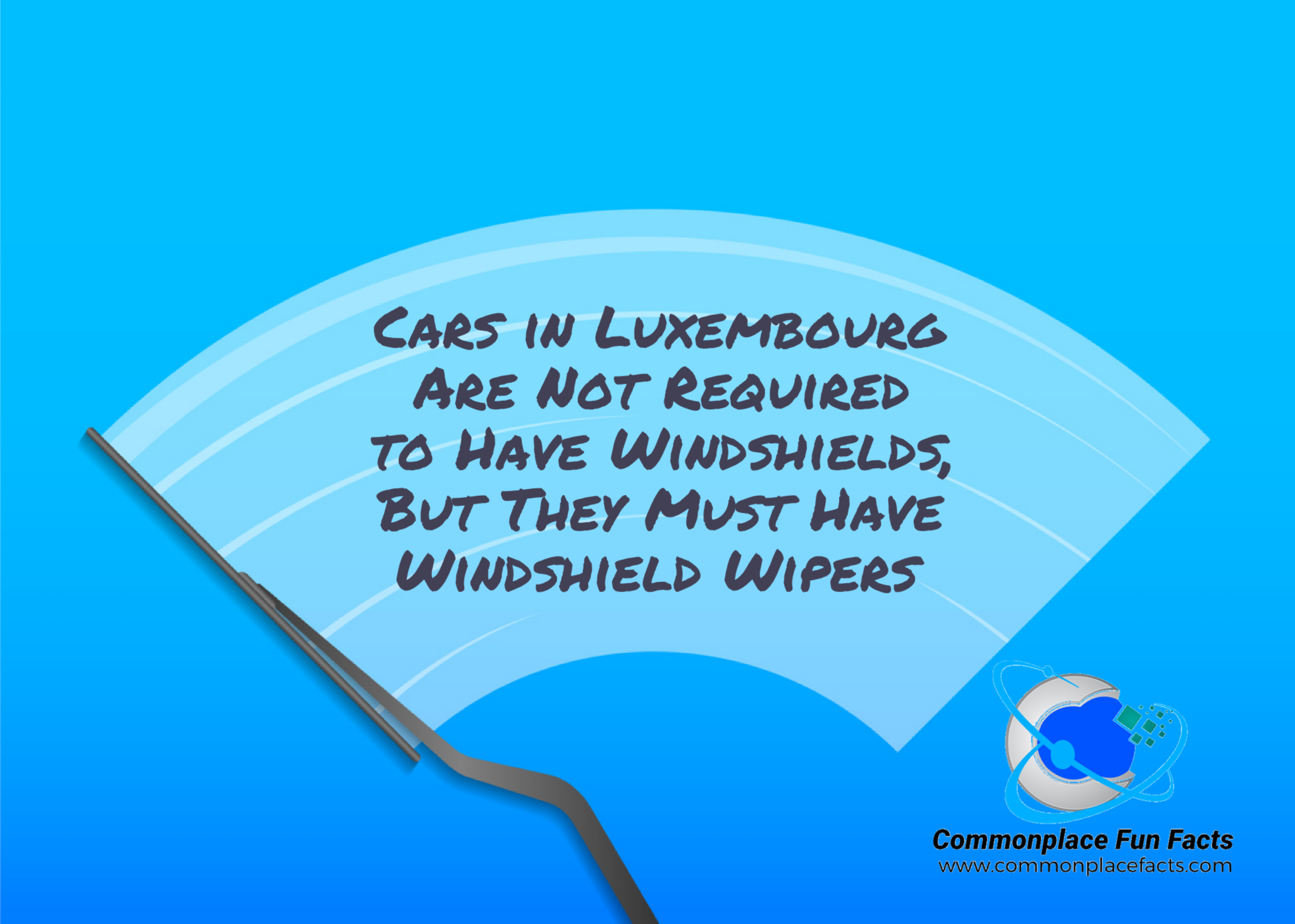 Luxembourg Cars Must Have Windshield Wipers But Windshields Are Optional 1 #stupidLaws #DumbLaws #Luxembourg #automobiles