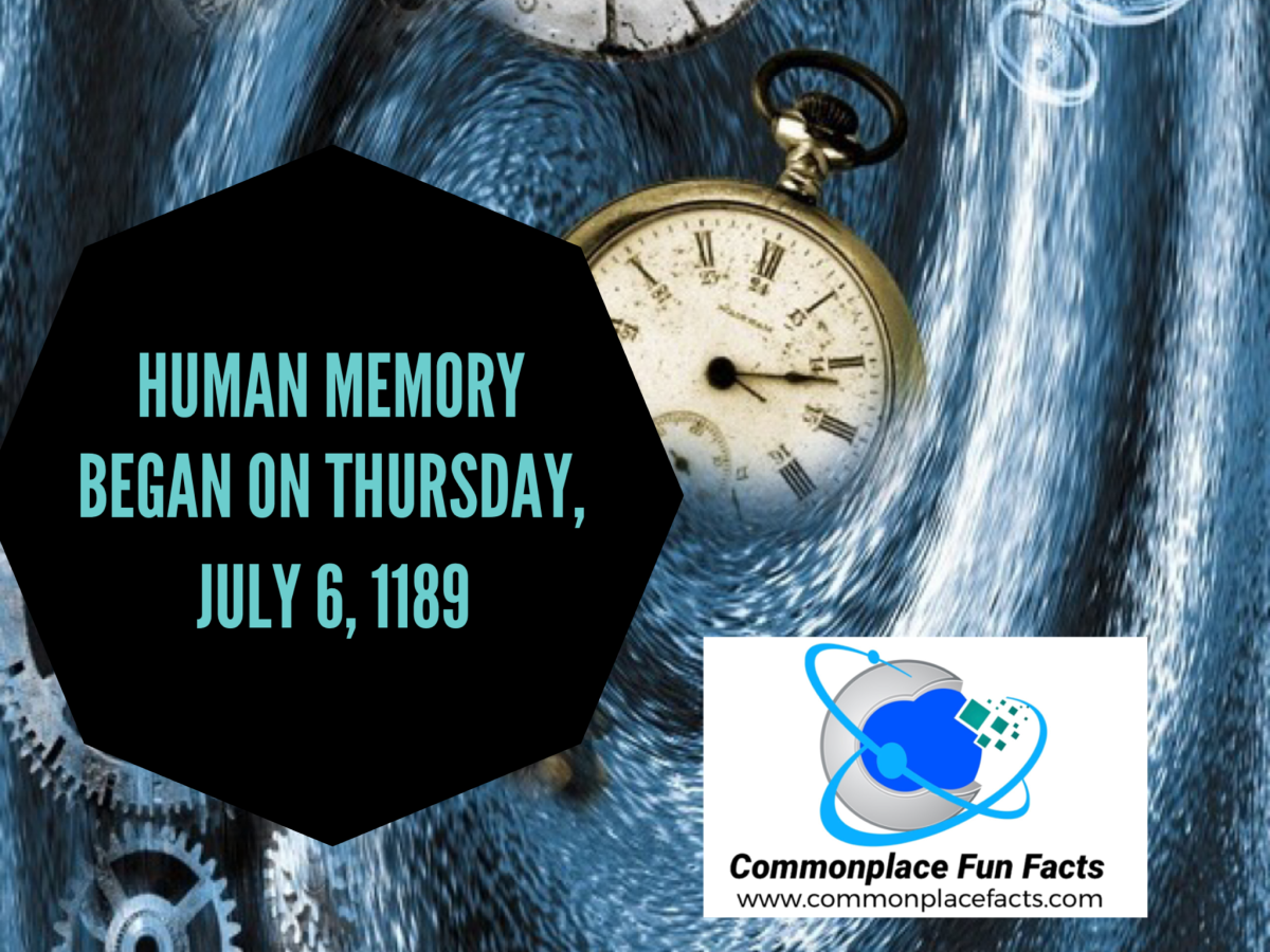 Human Memory Began on Thursday, July 6, 1189