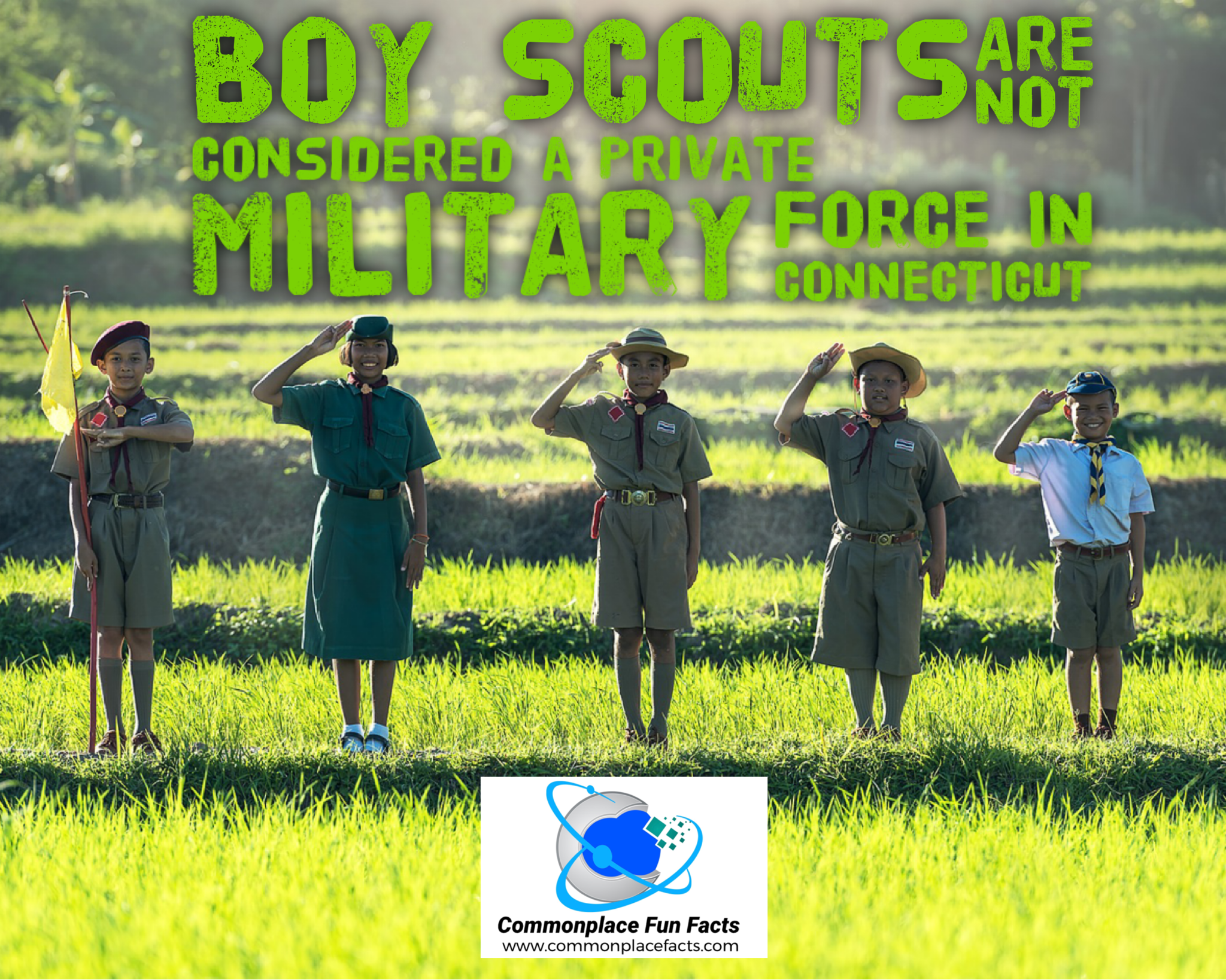 Boy Scouts Are Not Considered a Private Military Force in Connecticut