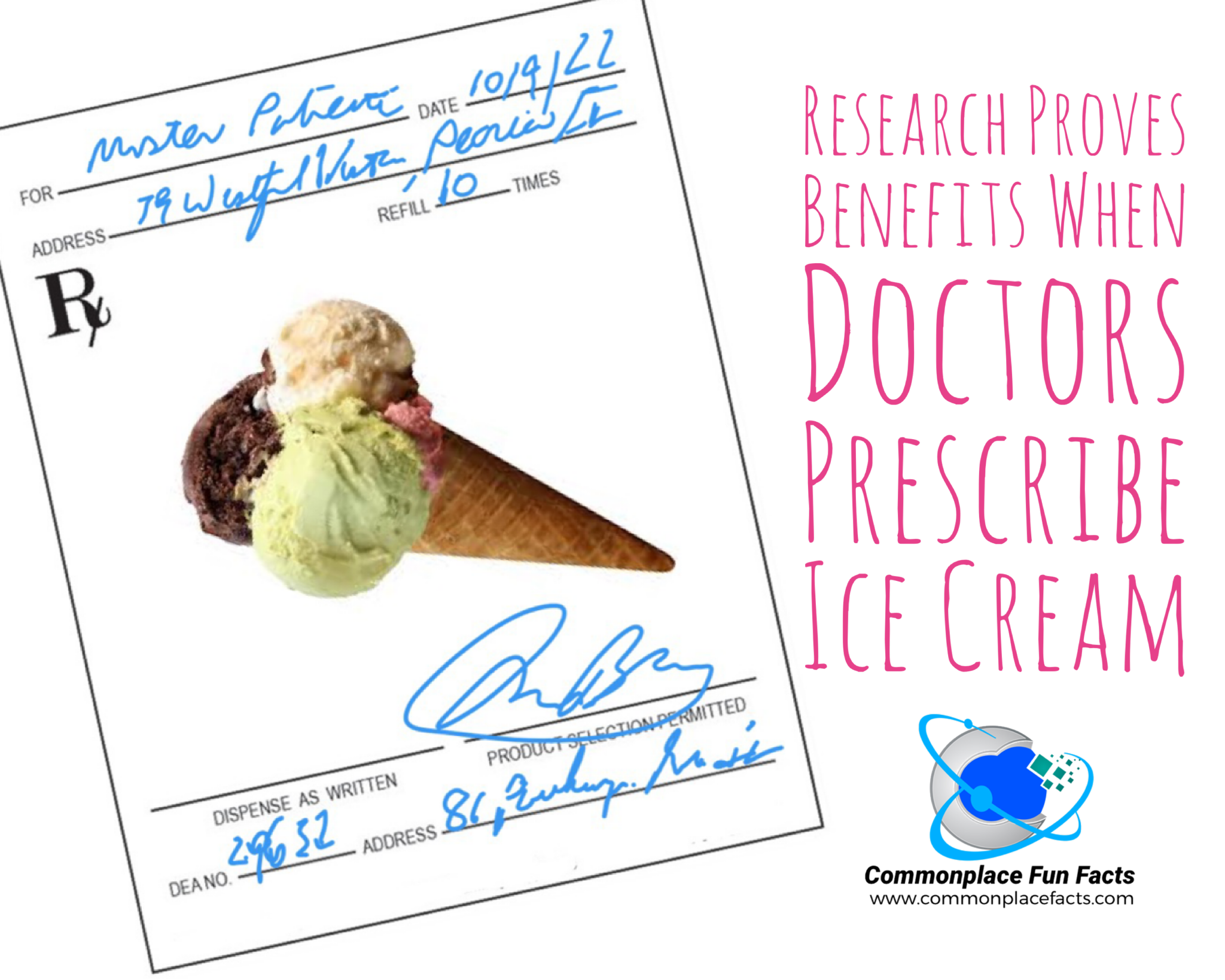 Research Proves Benefits When Doctors Prescribe Ice Cream