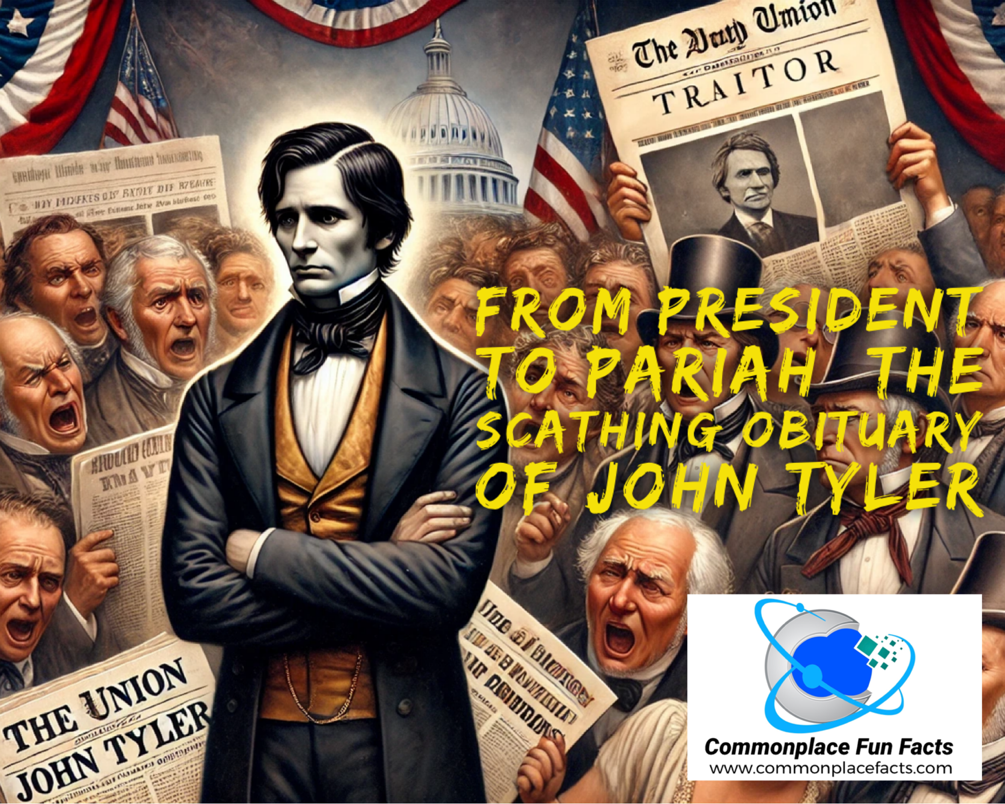 From President to Pariah: The Scathing Obituary of John Tyler