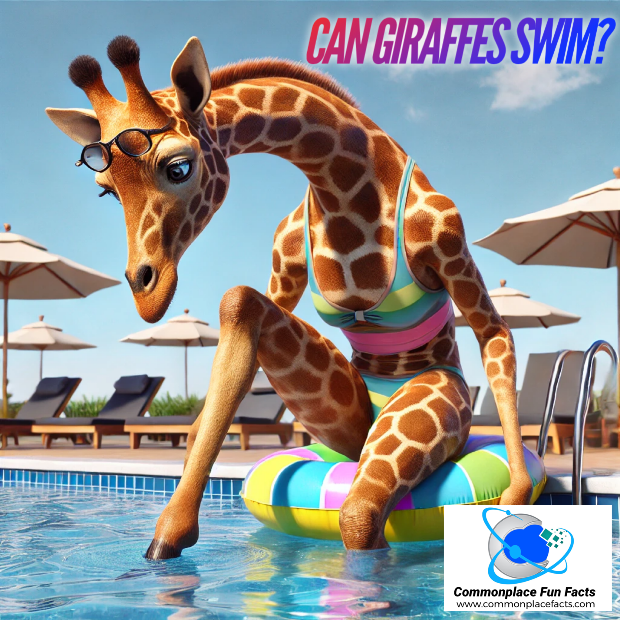 Can Giraffes Swim? 1 Can giraffes swim swimming ability of giraffes