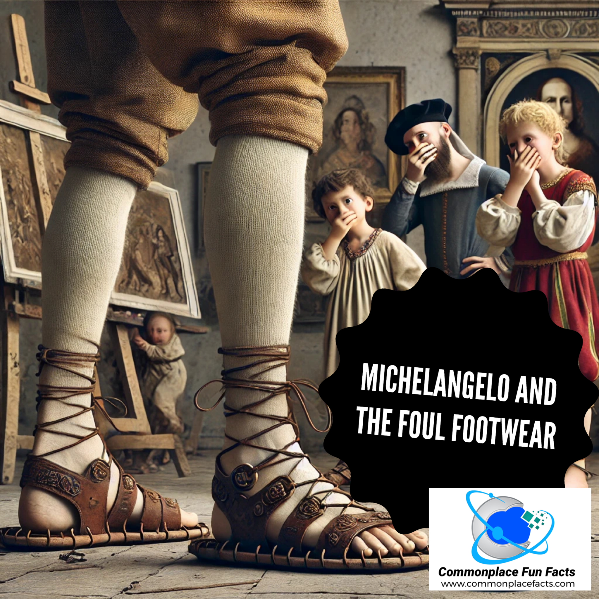 Michelangelo foul footwear