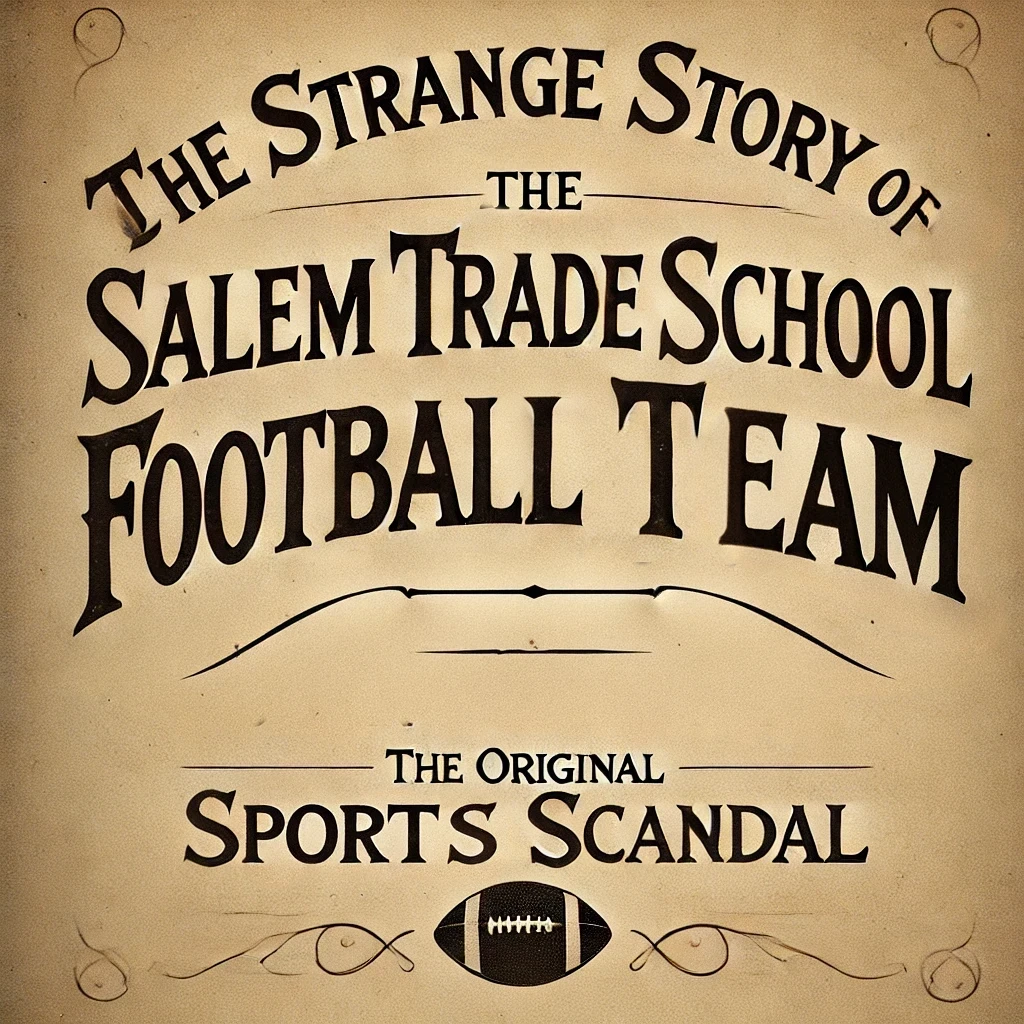 The Strange Story of the Salem Trade School Football Team: the Original Sports Scandal 1 Salem Trade School football team sports scandal