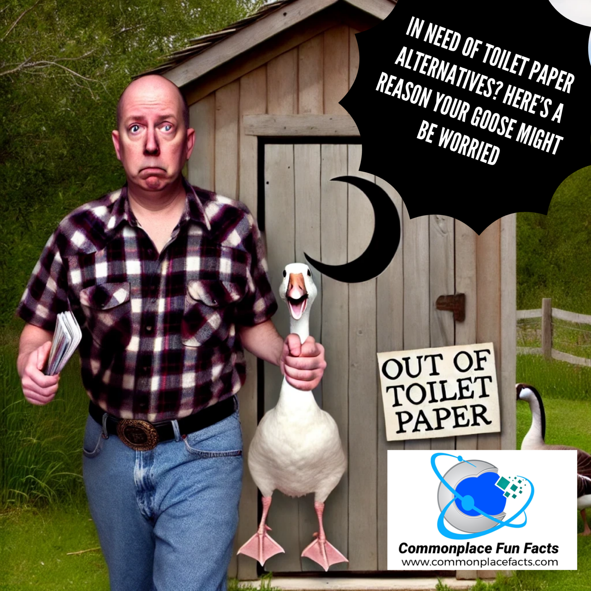 In Need of Toilet Paper Alternatives? Here’s a Reason Your Goose Might Be Worried