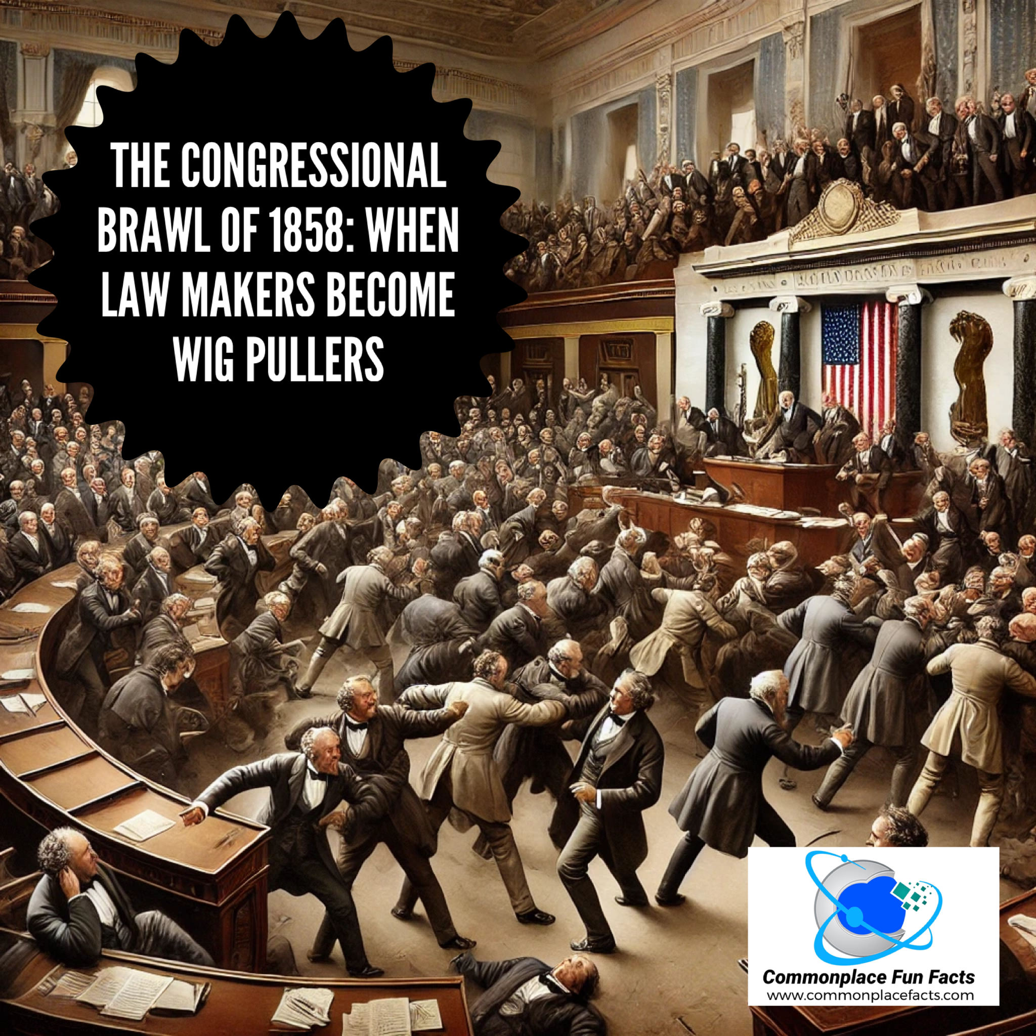 The Congressional Brawl of 1858: When Law Makers Become Wig Pullers