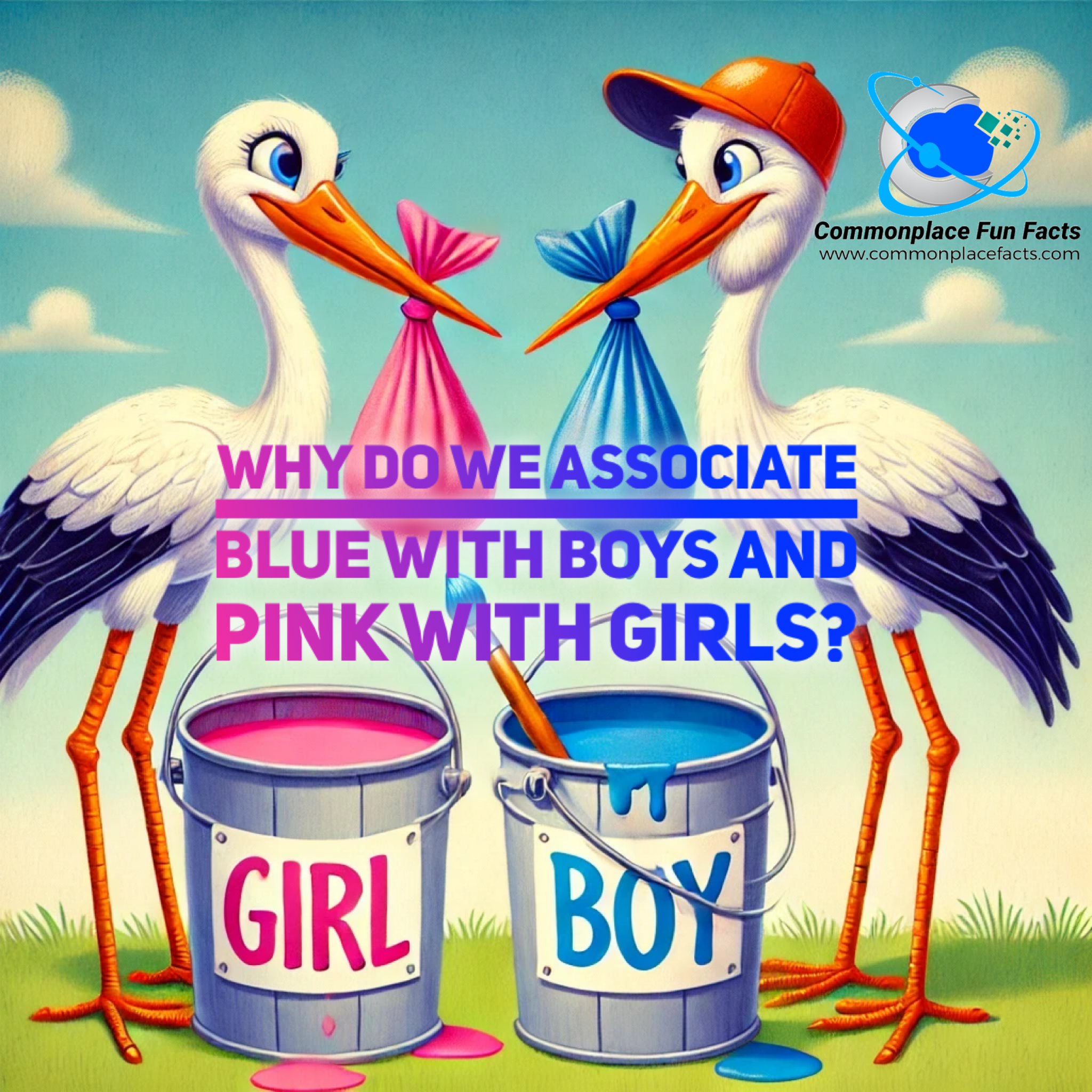 Why are boys blue and girls pink Blue for boys pink for girls gender color association history