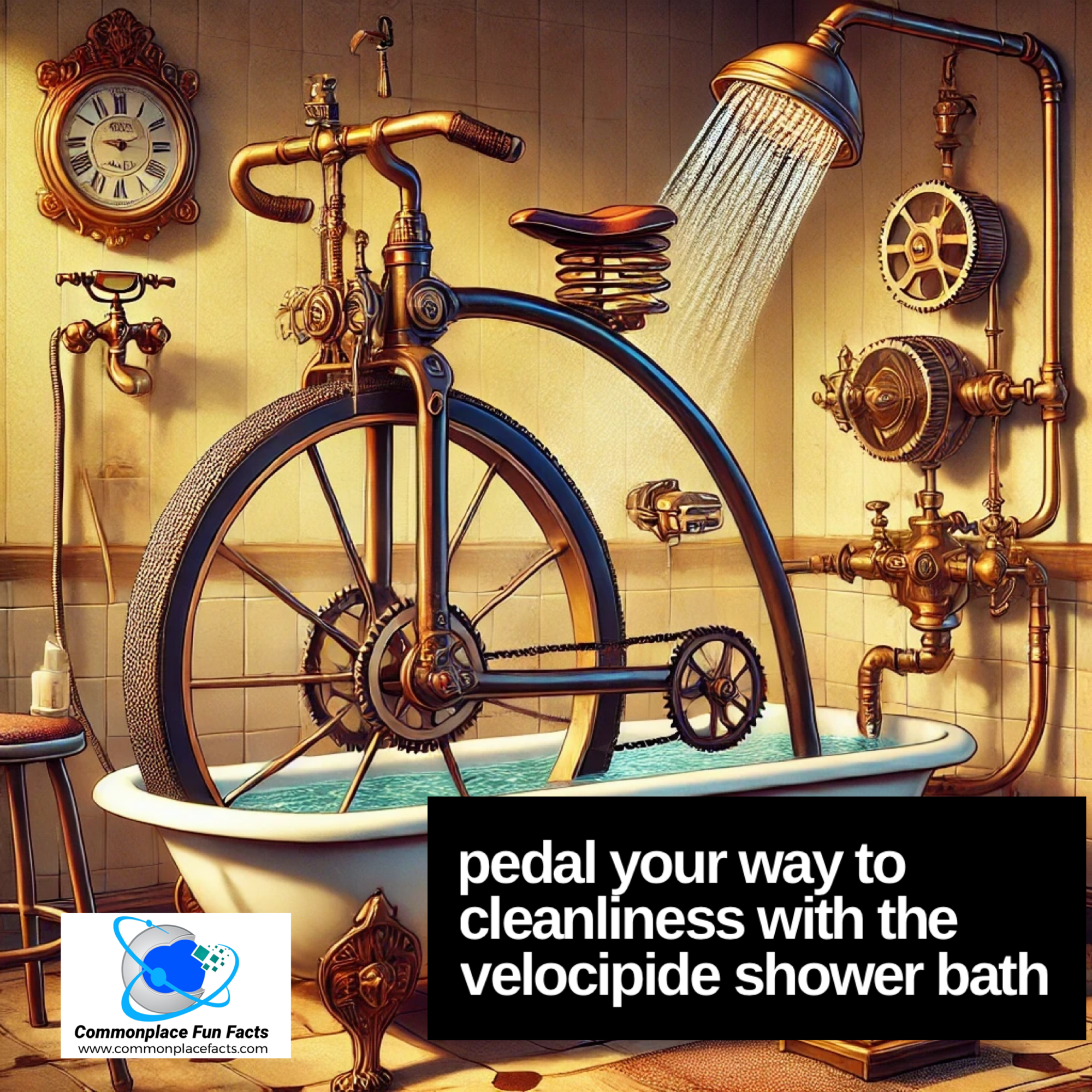 Velocipede Shower Bath