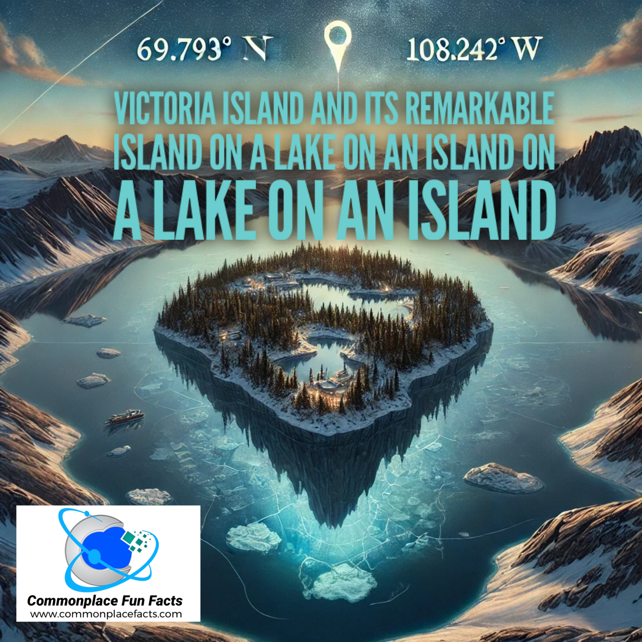 Victoria Island and Its Remarkable Island on a Lake on an Island on a Lake on an Island