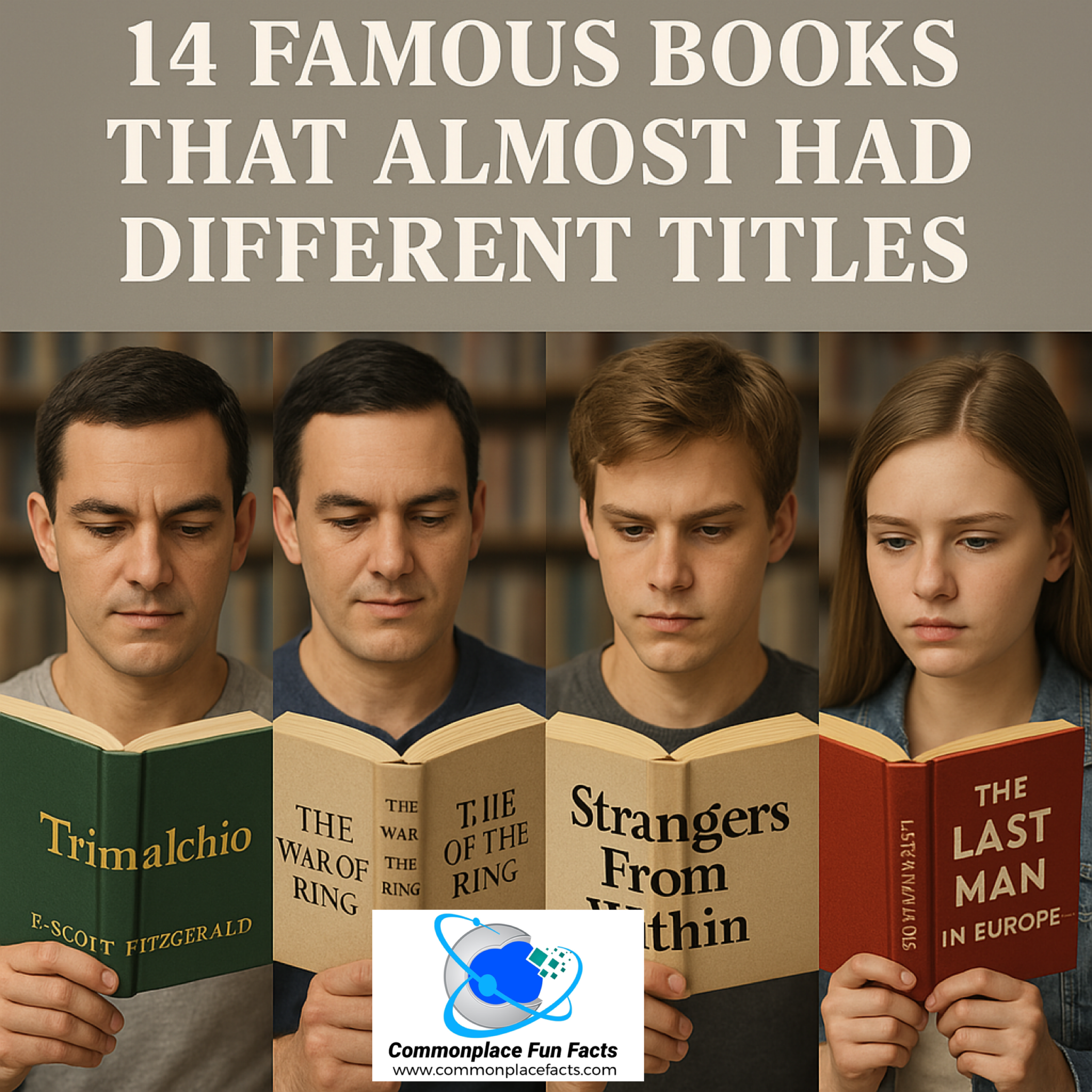 14 Famous Books That Almost Had Different Titles