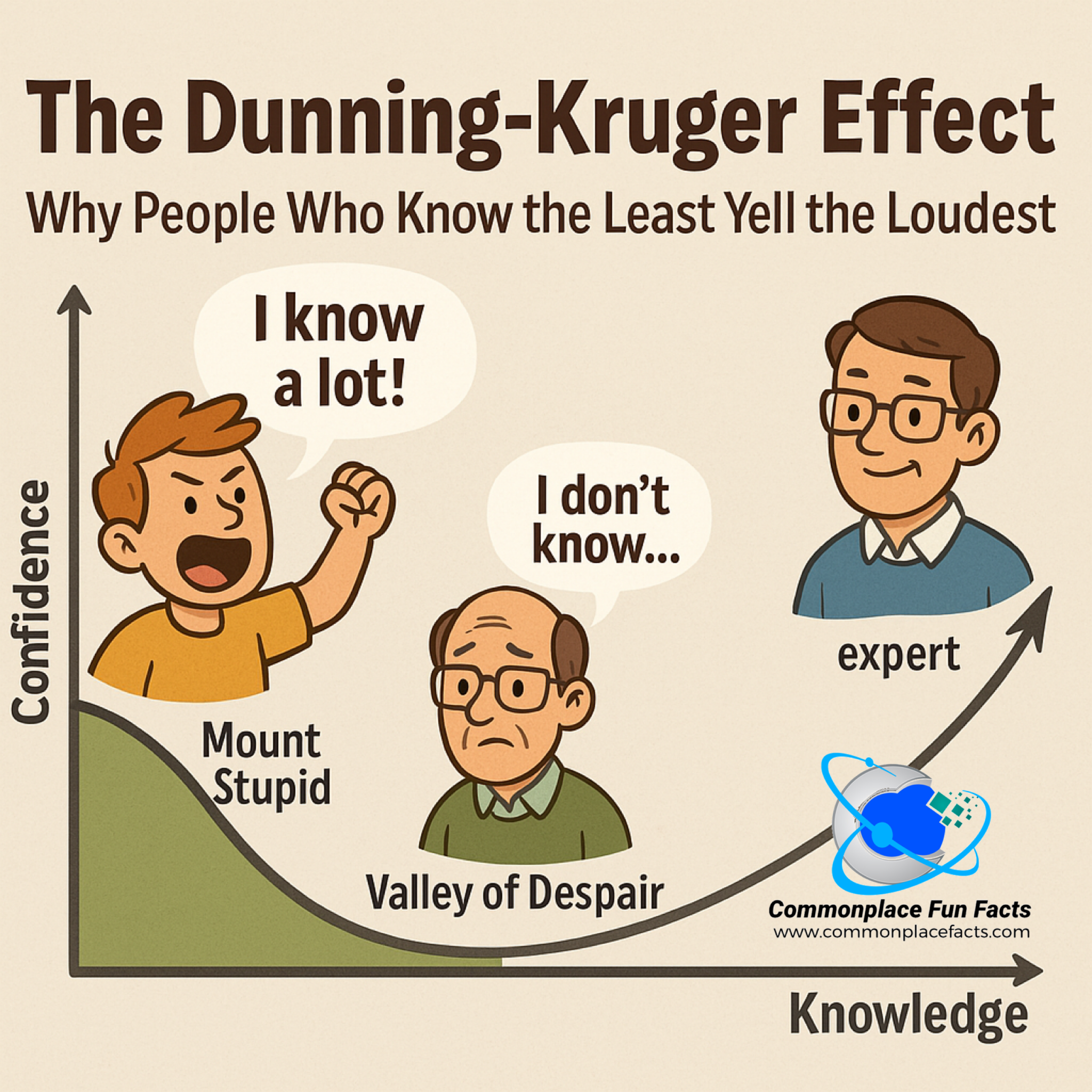 The Dunning-Kruger Effect: Why People Who Know the Least Yell the Loudest