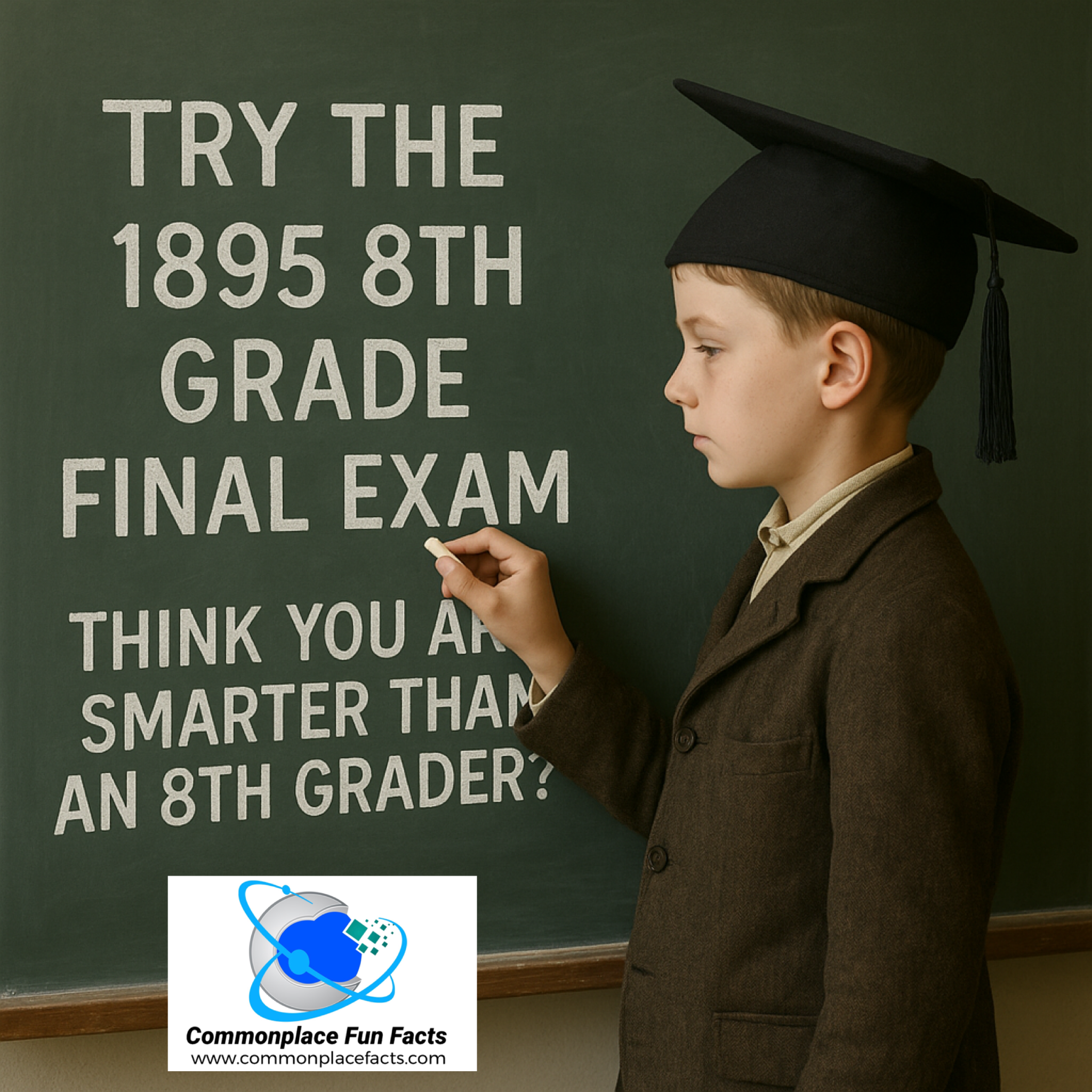 Try The 1895 8th Grade Final Exam: Think You Are Smarter Than an 8th Grader?