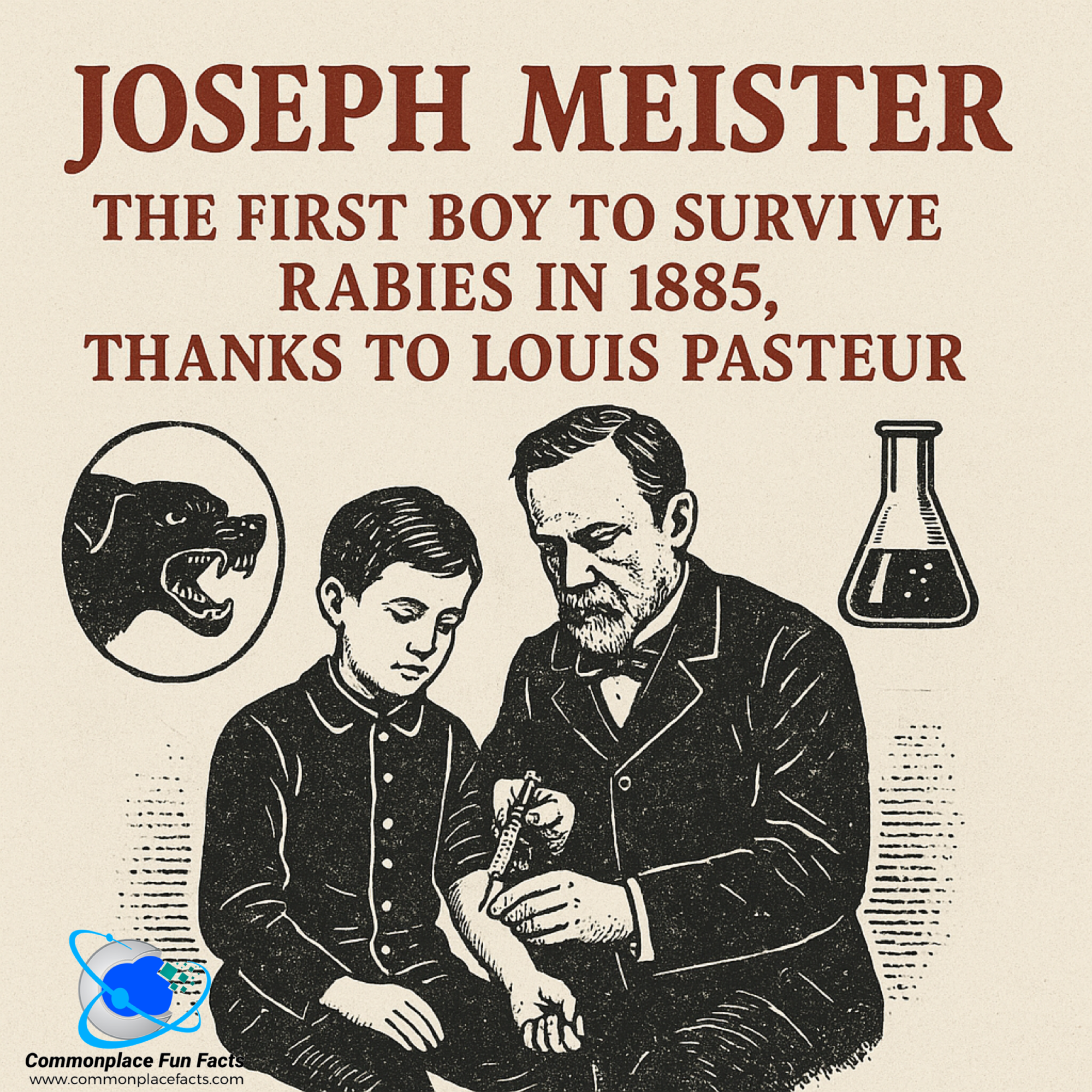 Joseph Meister: The First Boy to Survive Rabies in 1885, Thanks to Louis Pasteur 1 Joseph Meister: The First Boy to Survive Rabies in 1885, Thanks to Louis Pasteur