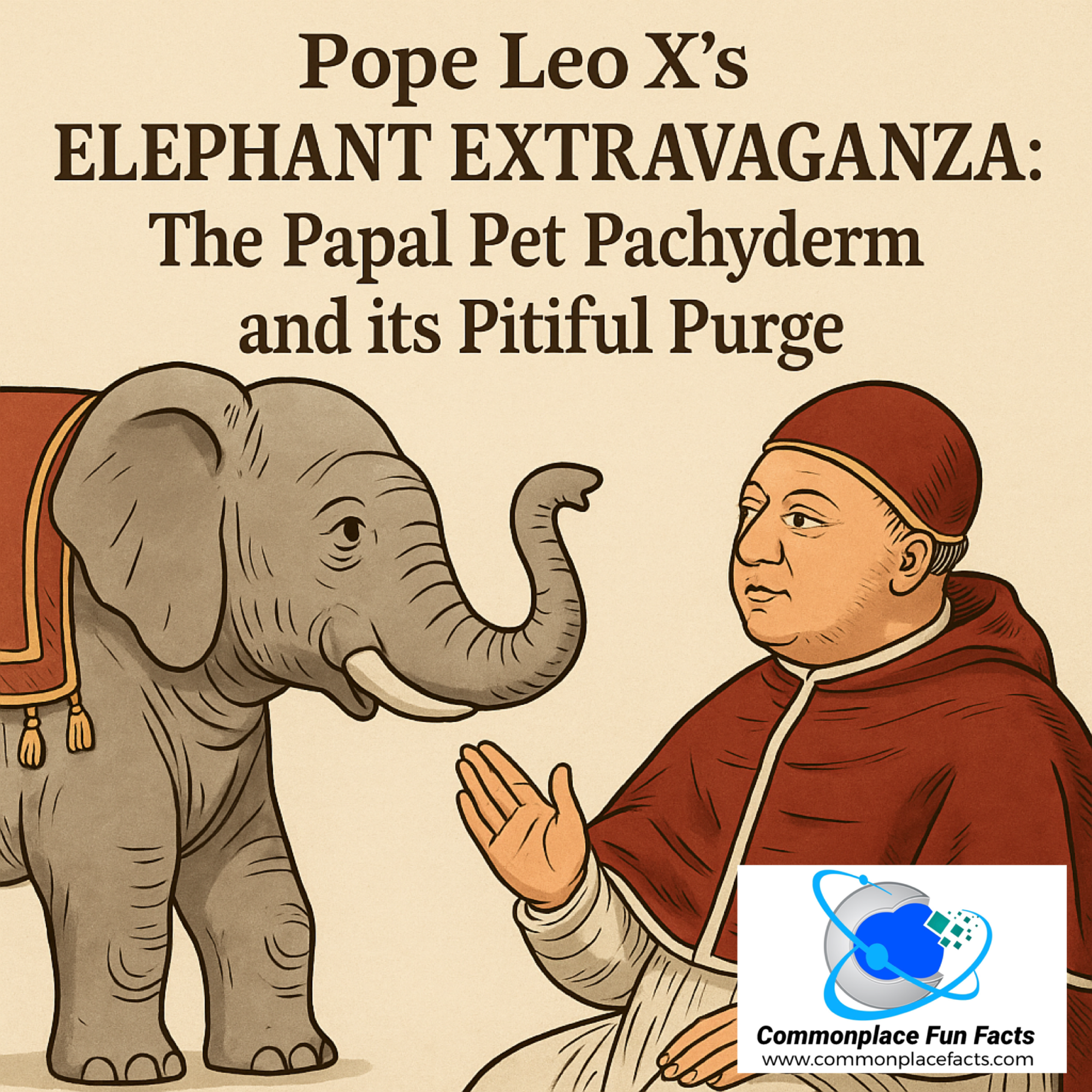 Pope Leo X’s Elephant Extravaganza: The Papal Pet Pachyderm and its Pitiful Purge
