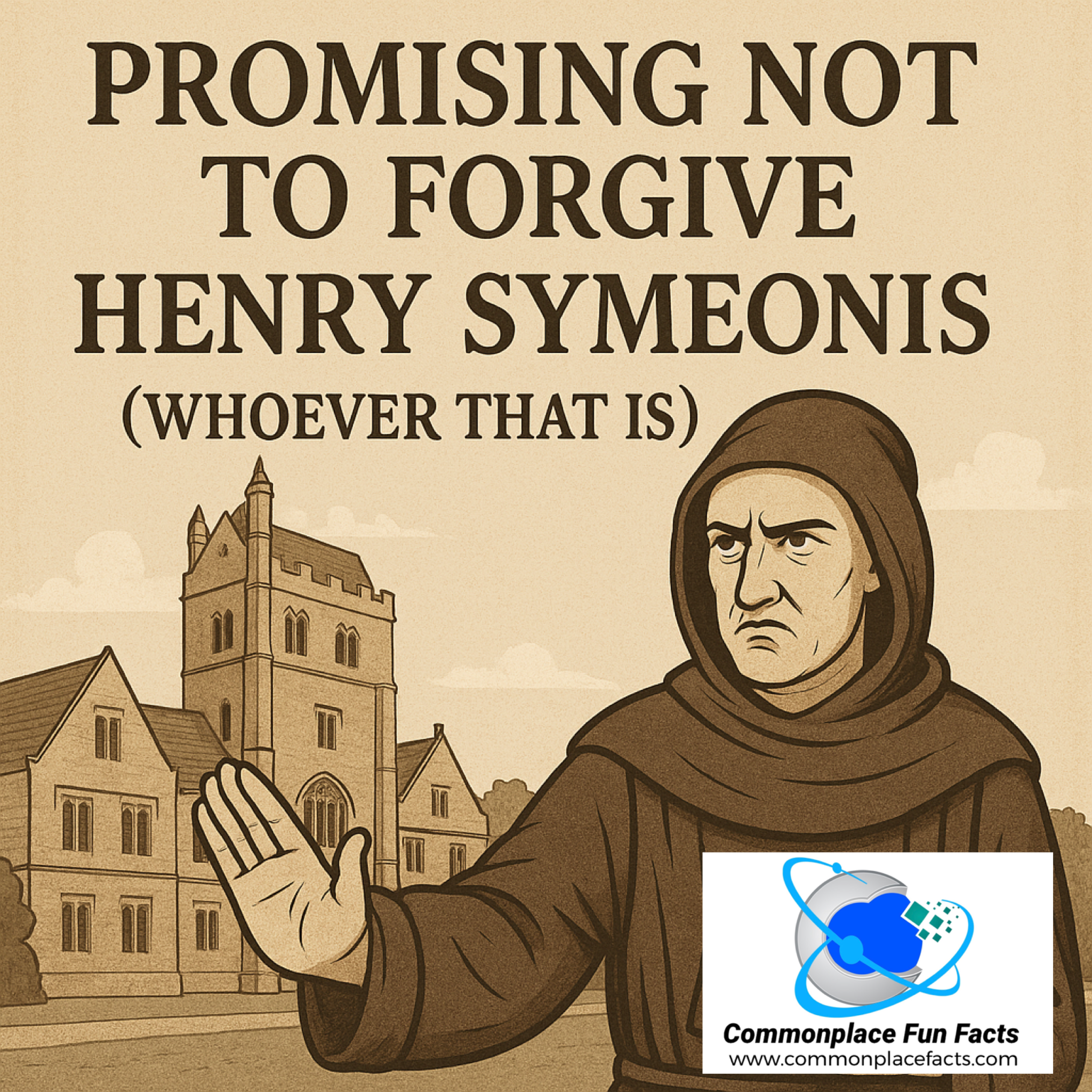 Promising Not to Forgive Henry Symeonis (Whoever That Is)