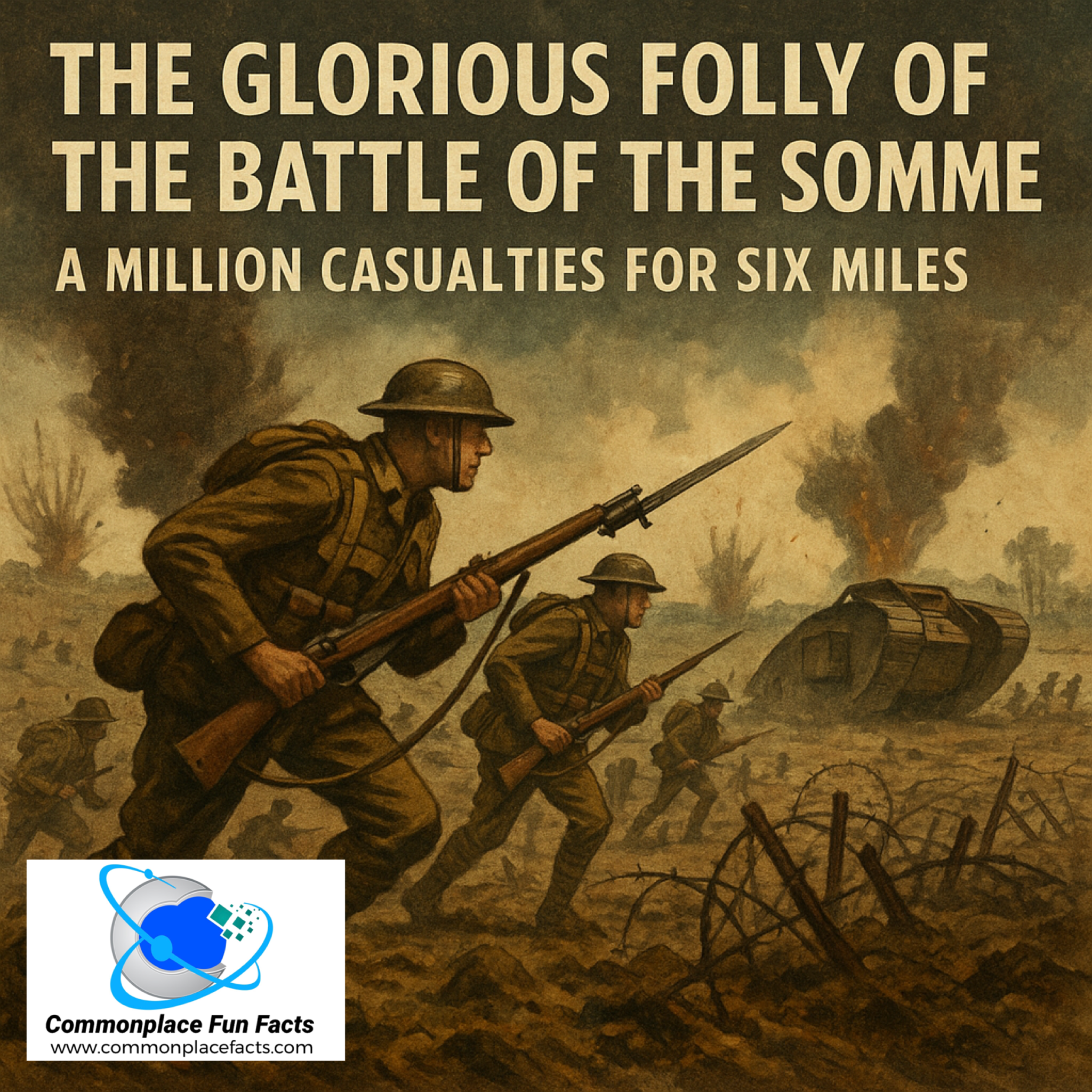 The Glorious Folly of the Battle of the Somme: A Million Casualties for Six Miles