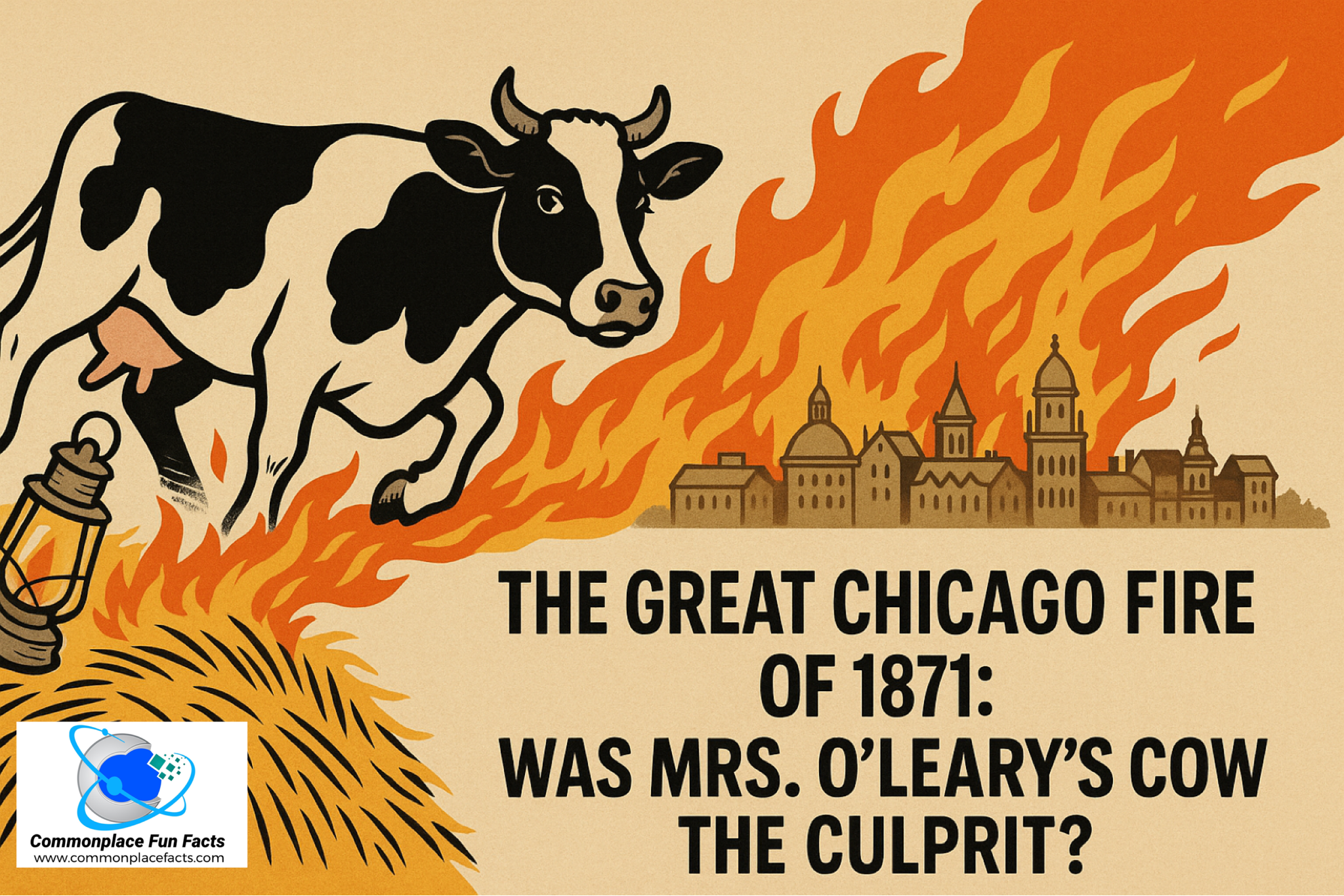 The Great Chicago Fire of 1871: Was Mrs. O’Leary’s Cow the Culprit?
