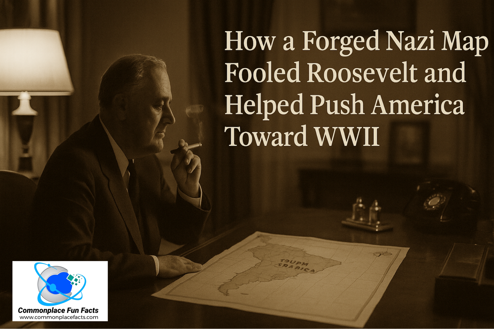 How a Forged Nazi Map Fooled Roosevelt and Helped Push America Toward WWII