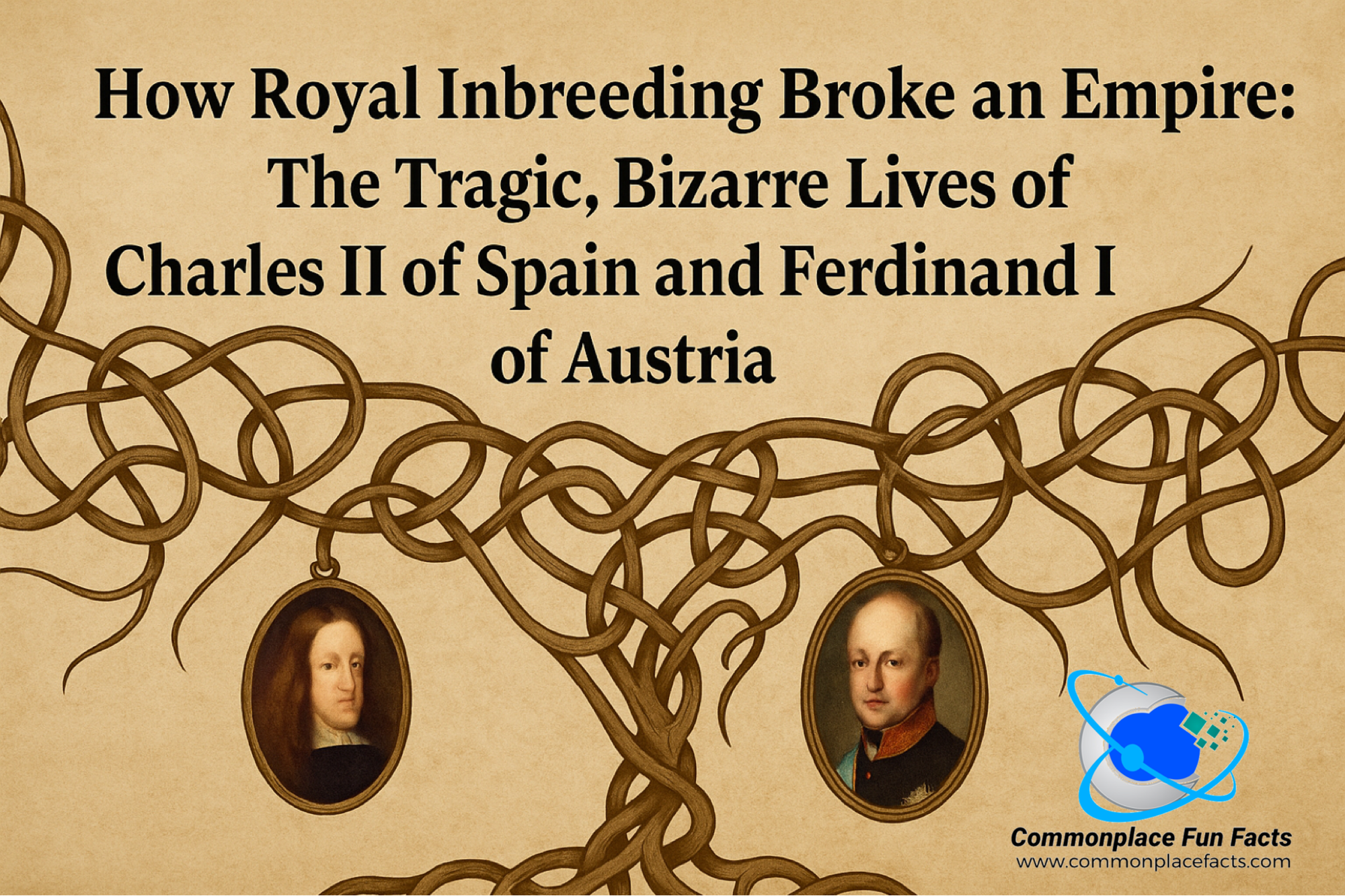 How Royal Inbreeding Broke an Empire: The Tragic, Bizarre Lives of Charles II of Spain and Ferdinand I of Austria