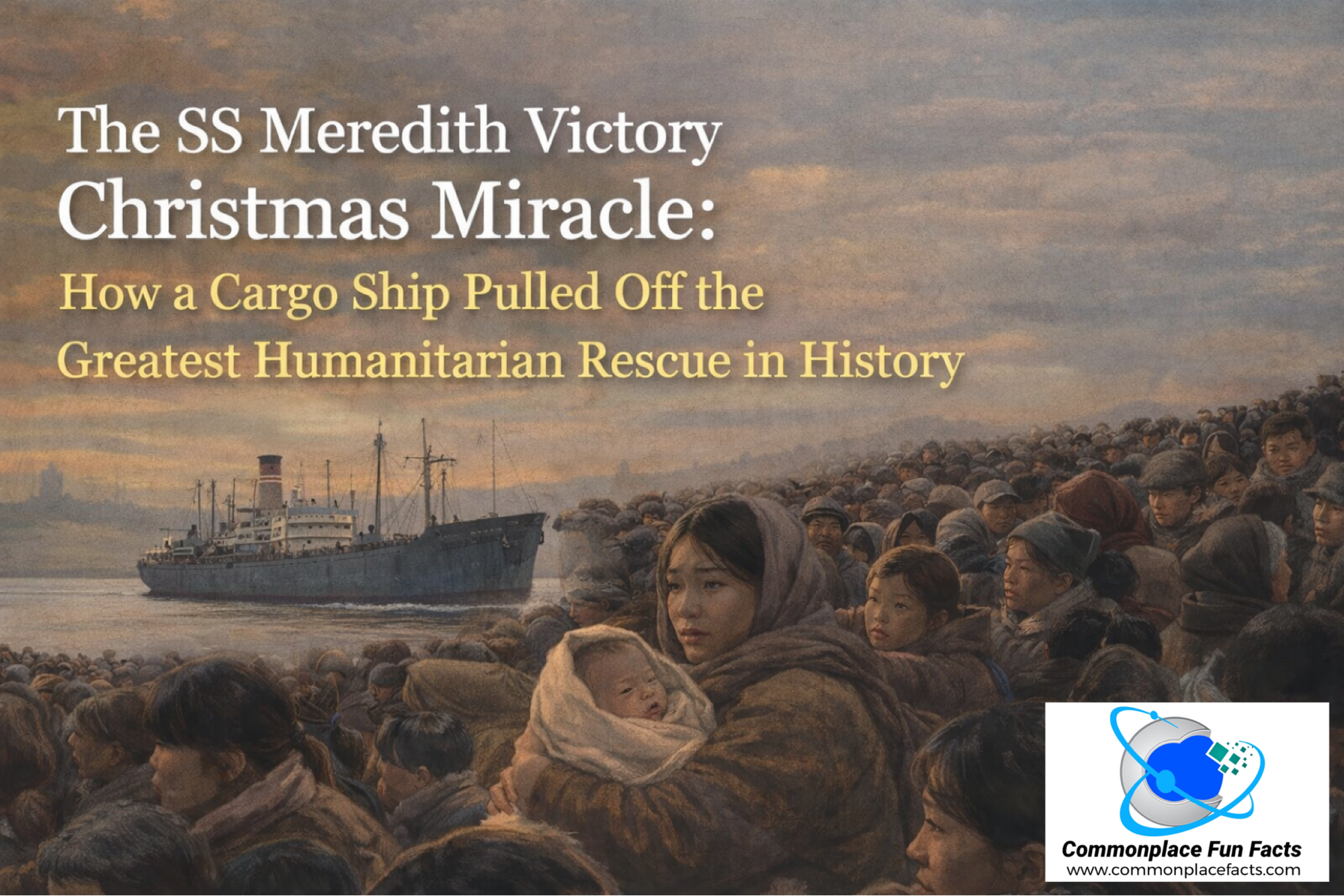 The SS Meredith Victory Christmas Miracle: How a Cargo Ship Pulled Off the Greatest Humanitarian Rescue in History