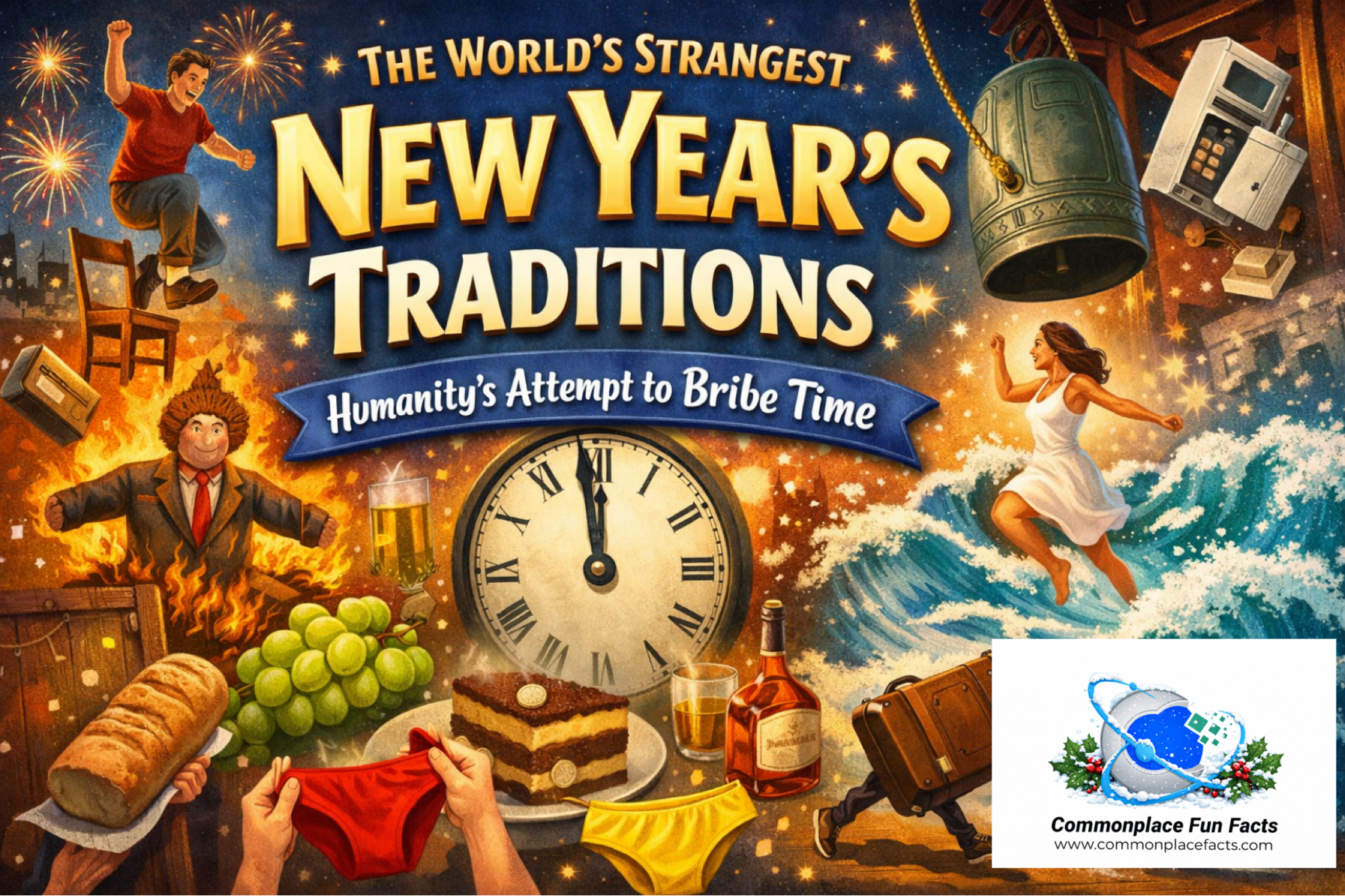 The World’s Strangest New Year’s Traditions: Humanity’s Attempt to Bribe Time
