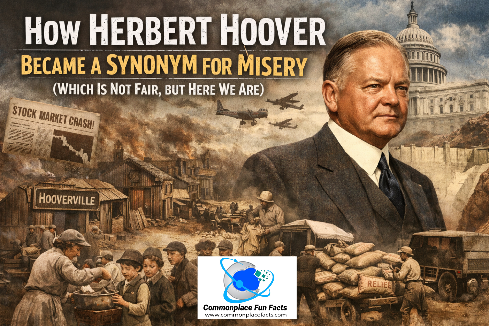 How Herbert Hoover Became a Synonym for Misery (Which Is Not Fair, but Here We Are)