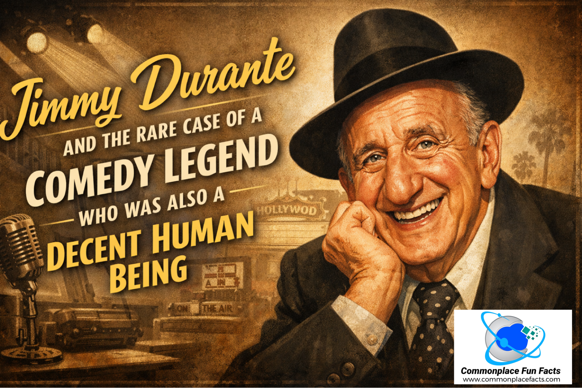 Jimmy Durante and the Rare Case of a Comedy Legend Who Was Also a Decent Human Being